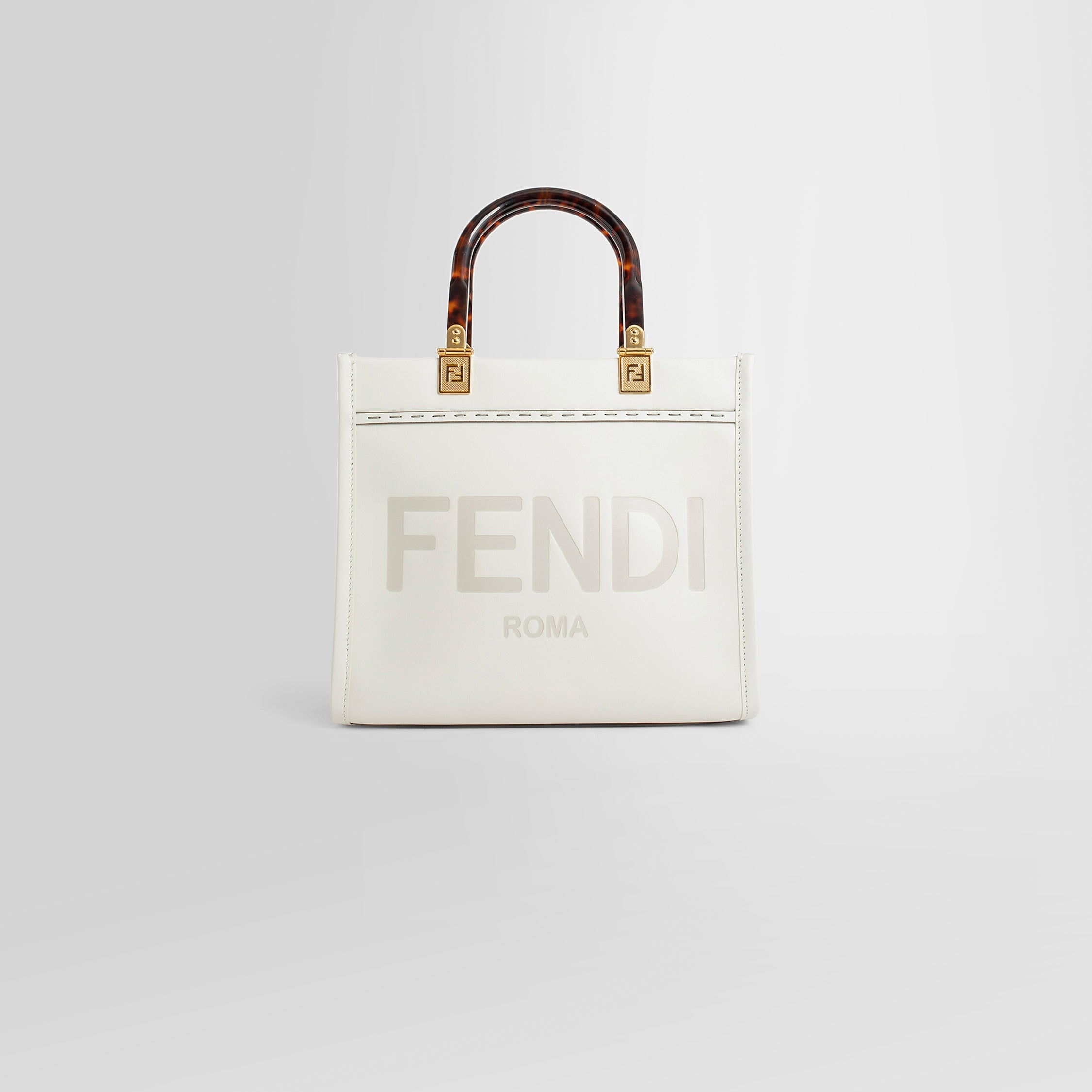 FENDI WOMAN WHITE TOTE BAGS - 6