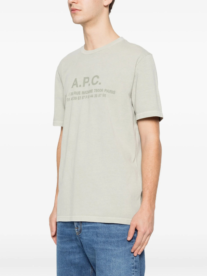 A.P.C. A.p.c. Logo-print T-shirt outlook