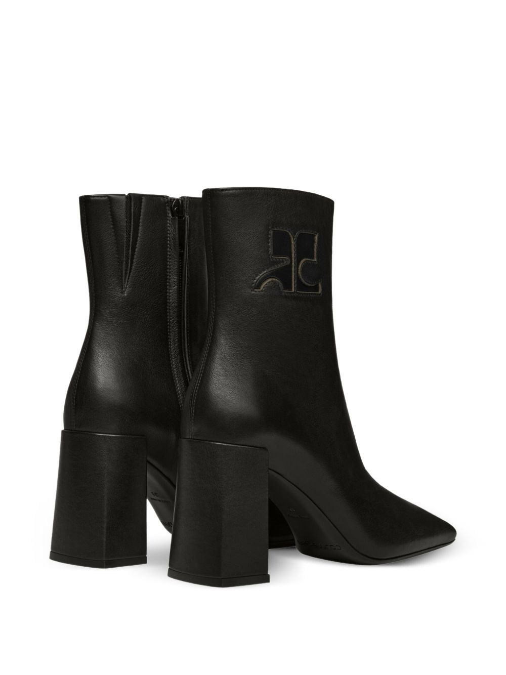 90mm block-heeled ankle boots - 3