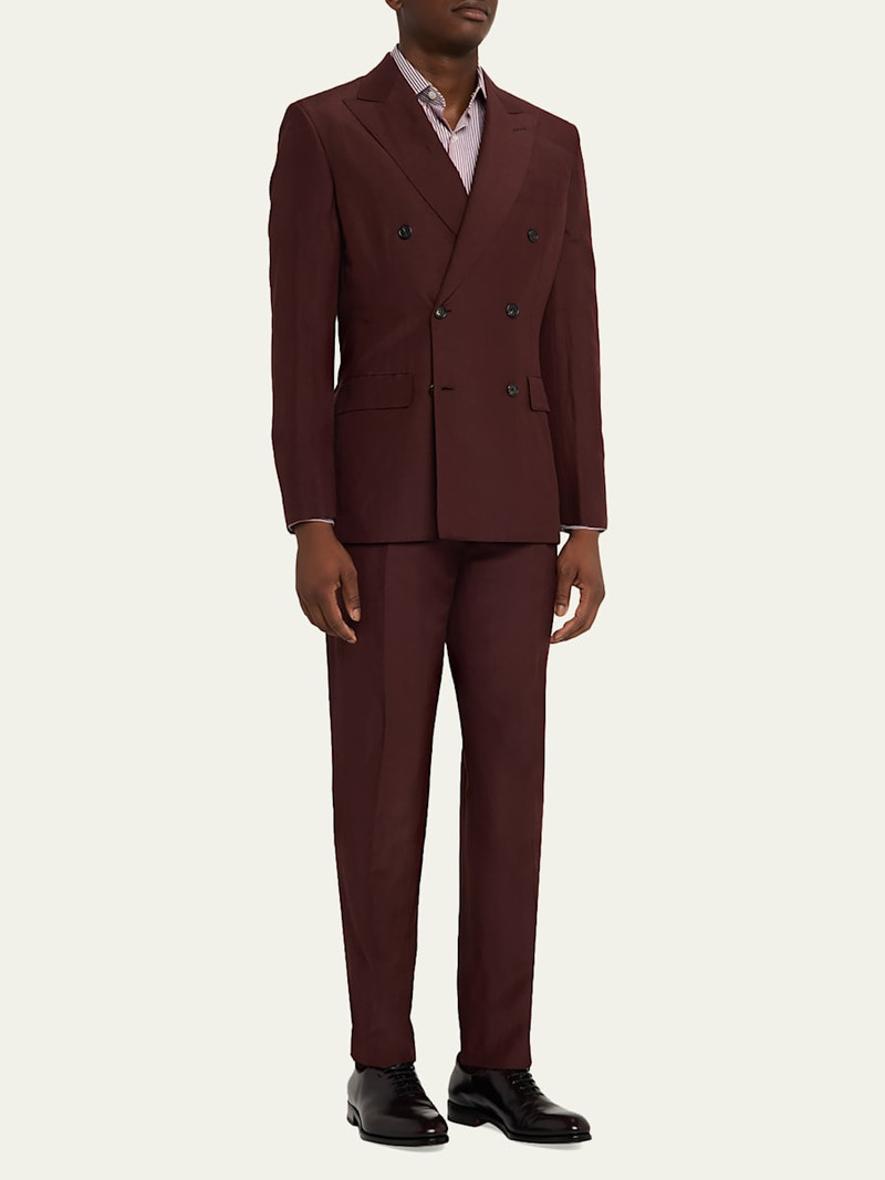Brioni Men's Wool Peak Lapel Two-Piece Suit outlook