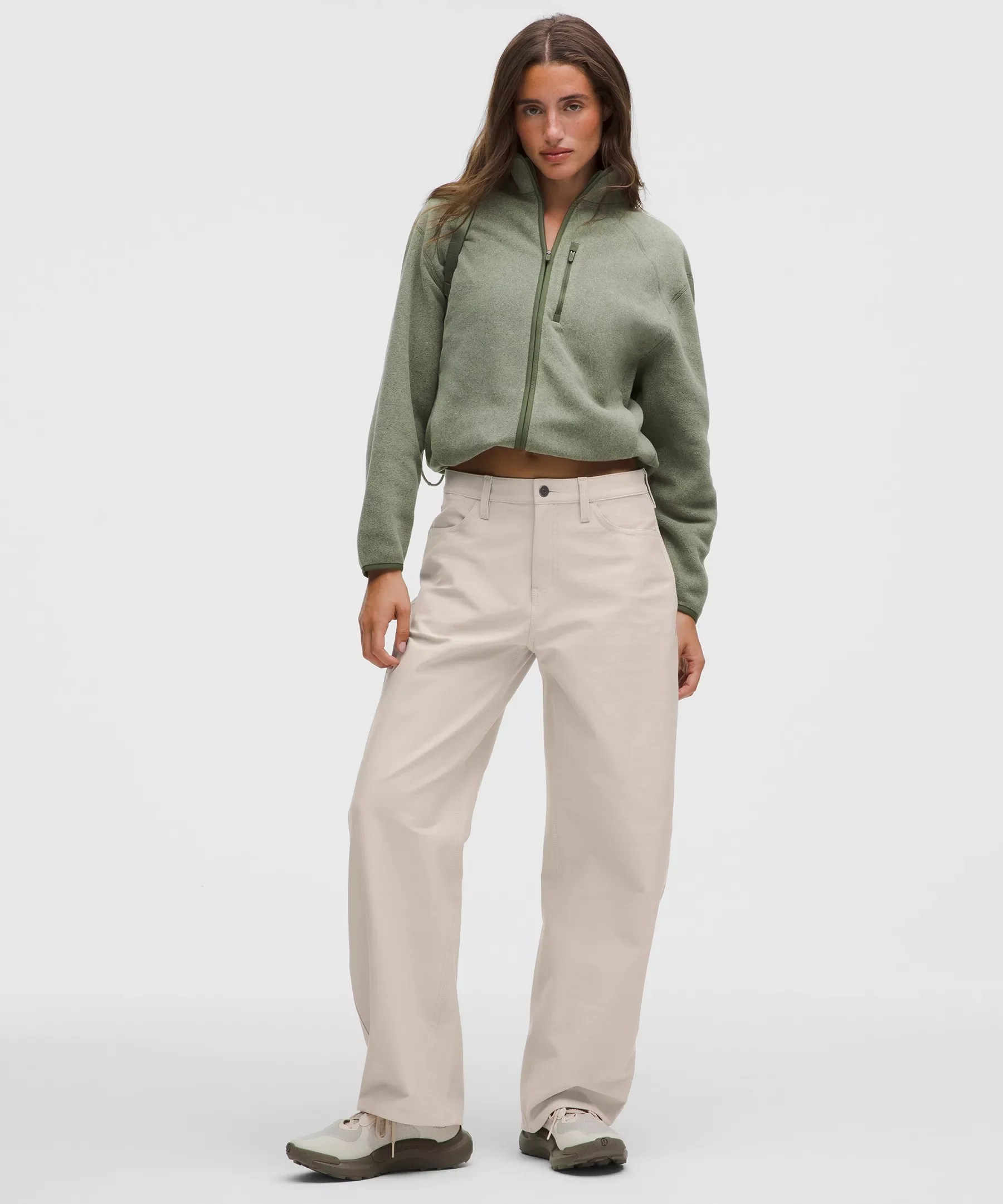 EasyFive Low-Rise Barrel-Leg Pant *Short - 1