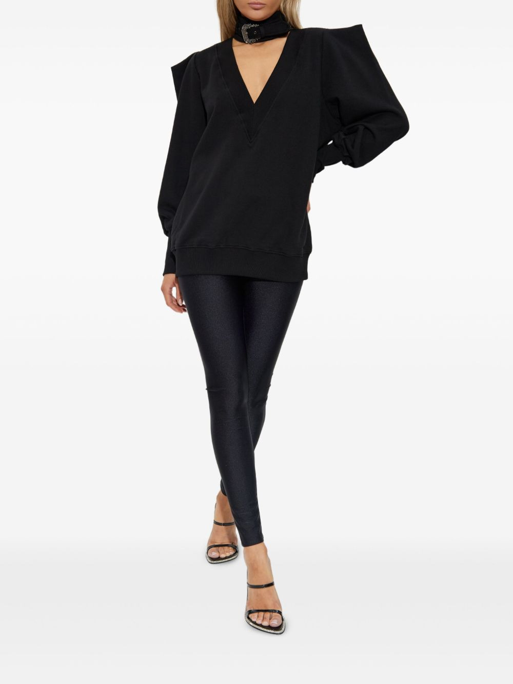 buckle-embellished sweatshirt - 2