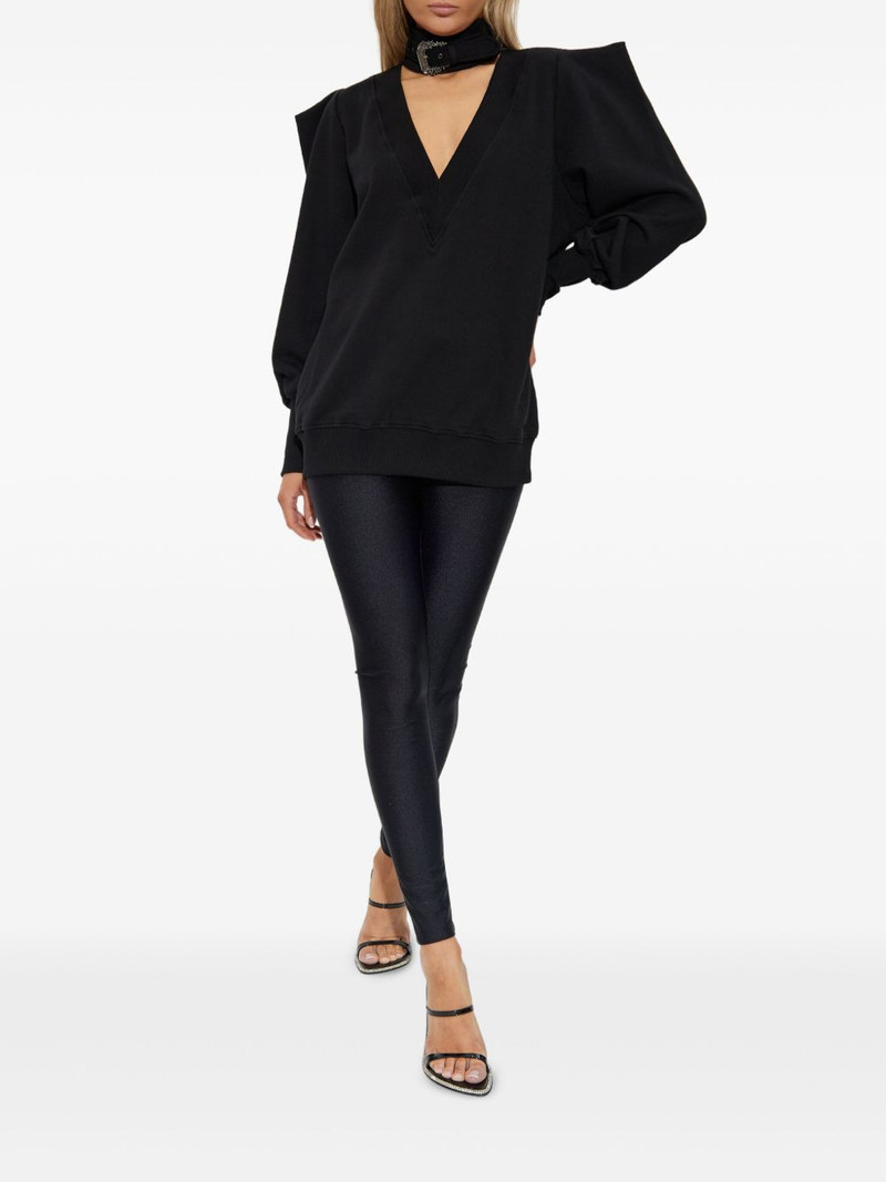 VERSACE JEANS COUTURE buckle-embellished sweatshirt outlook