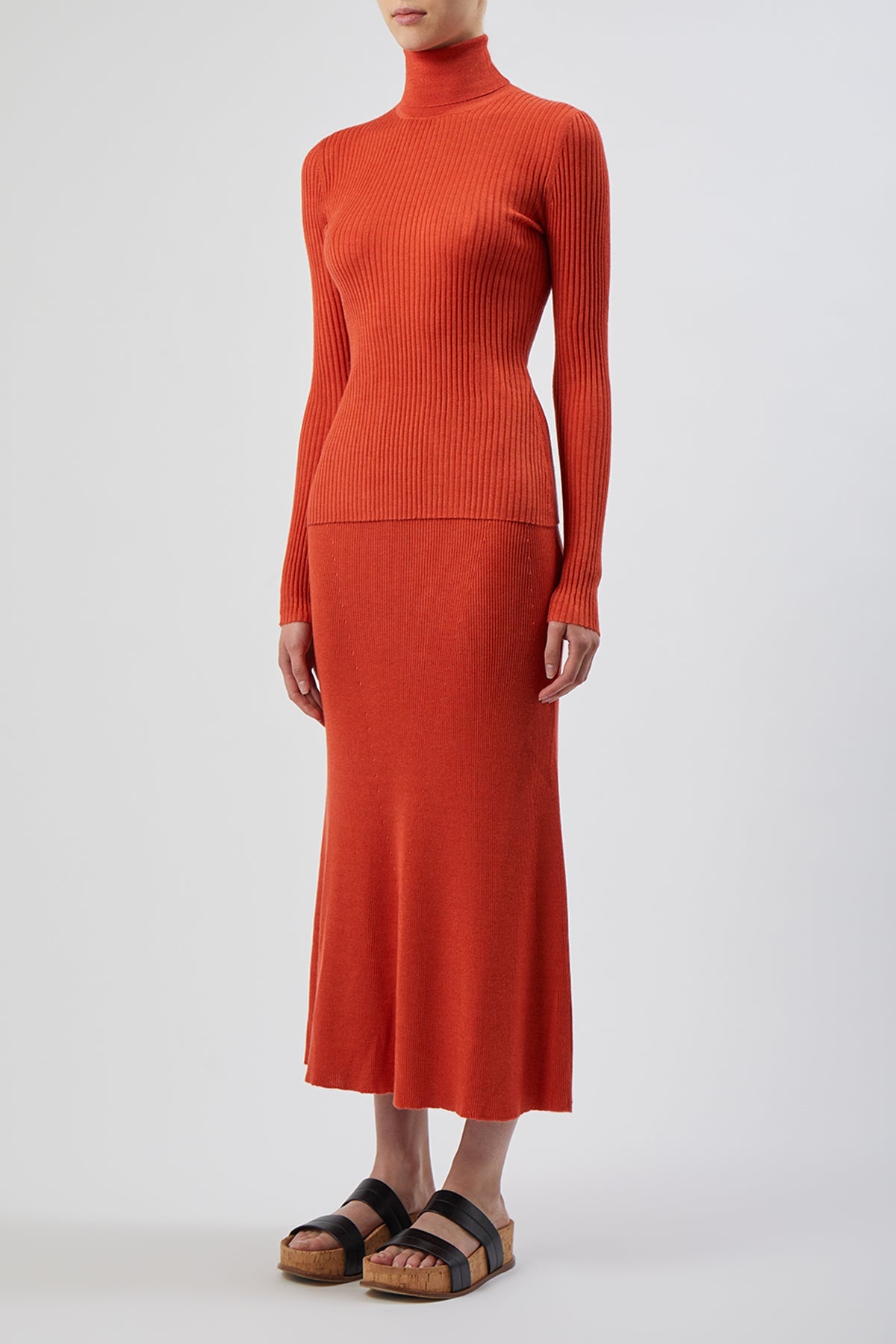 Epper Skirt in Silk Cashmere - 3