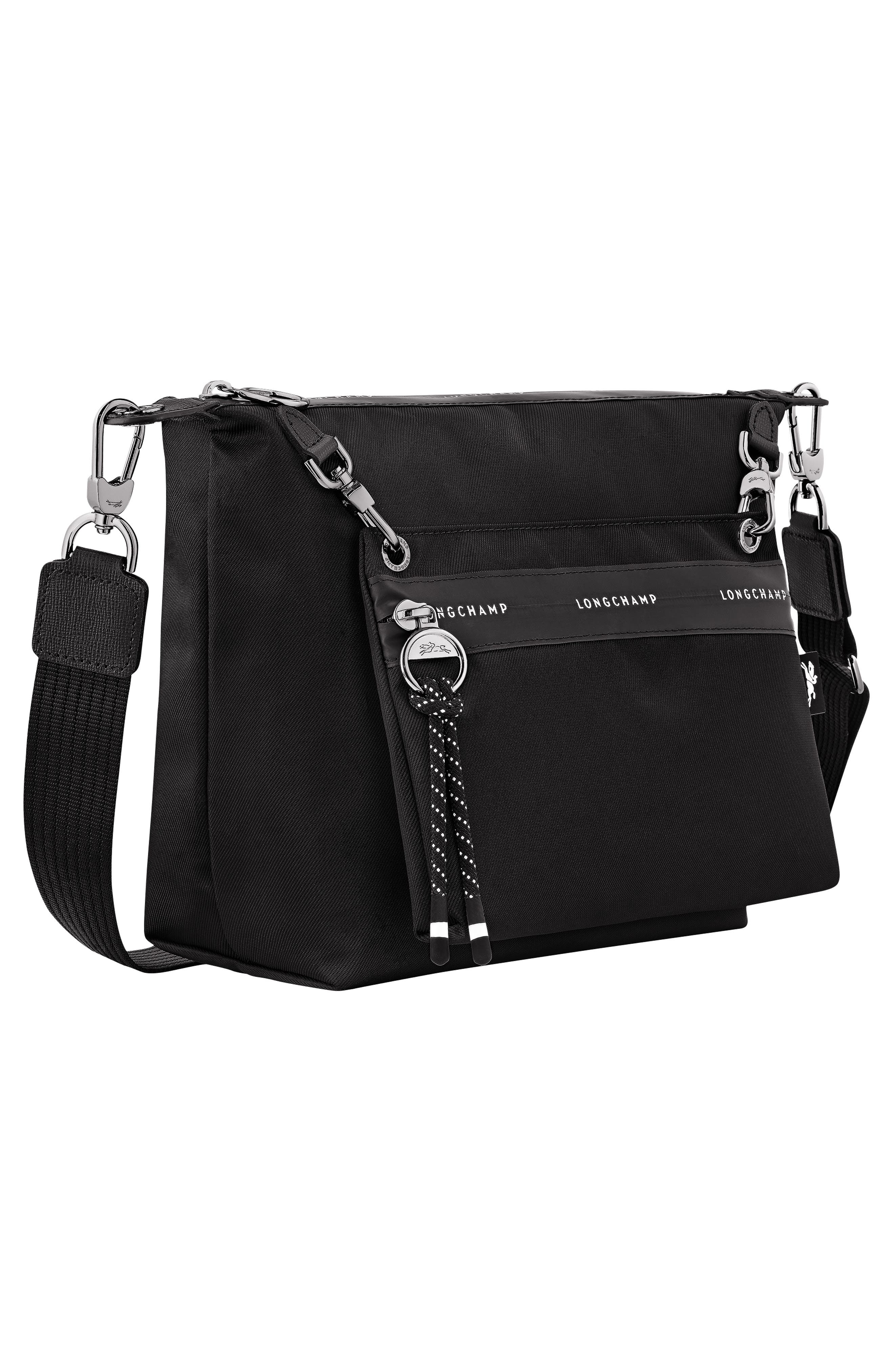 Longchamp Le Pliage Energy Recycled Canvas Crossbody Bag in Black at Nordstrom - 4