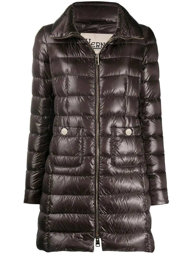 quitled zipped coat 1