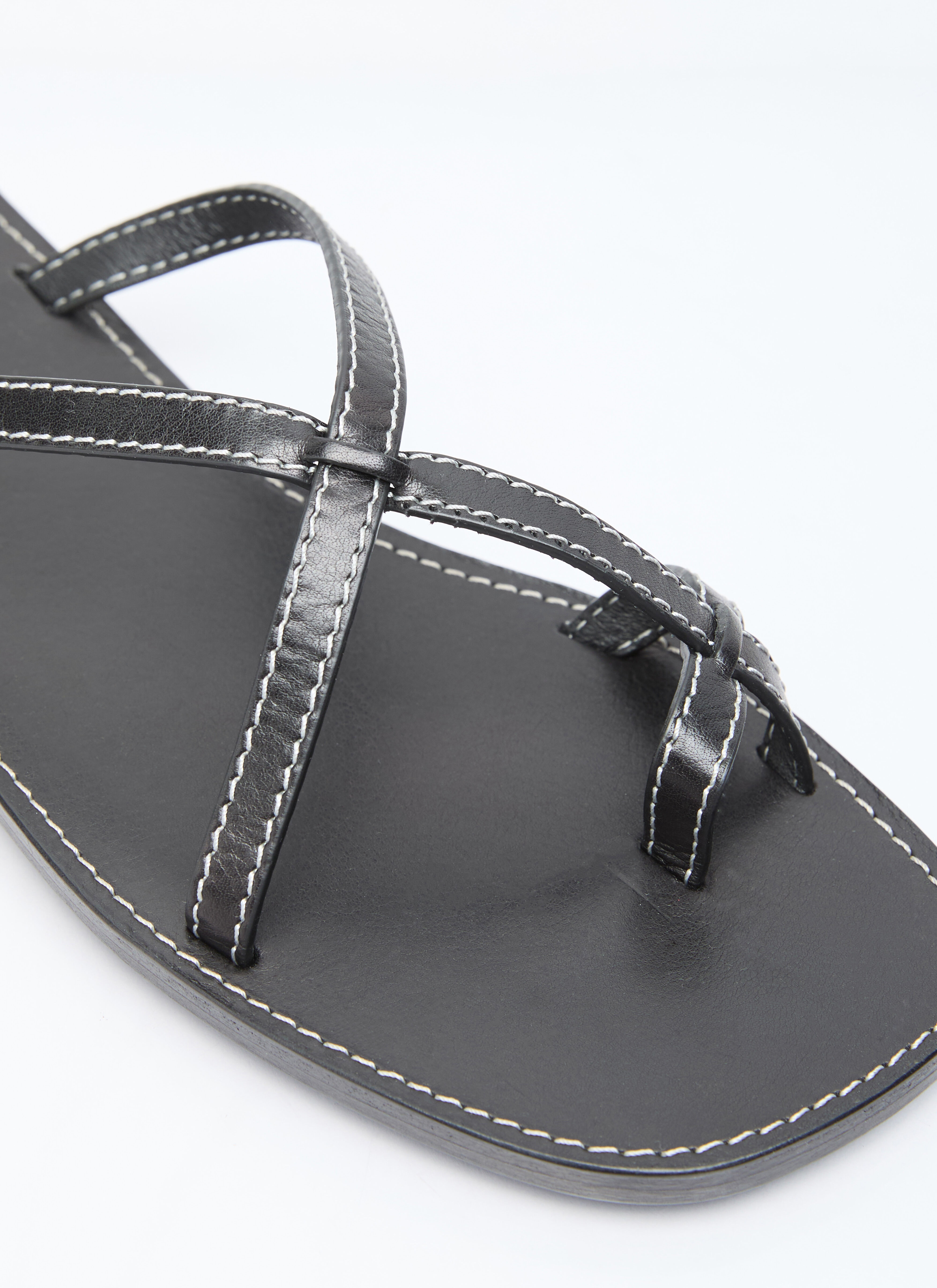 Link Leather Sandals - 2