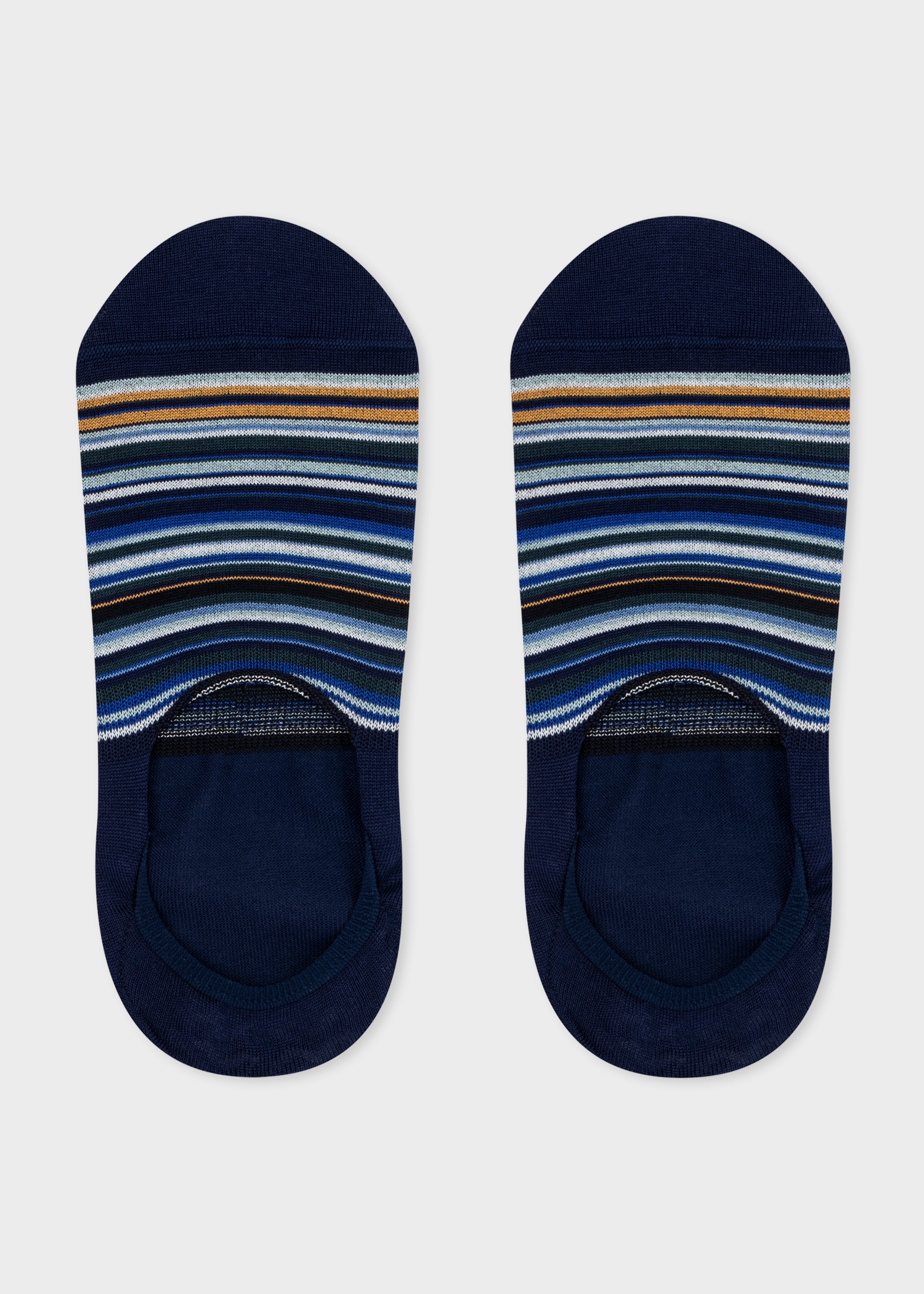 'Signature Stripe' Loafer Socks Three Pack - 2
