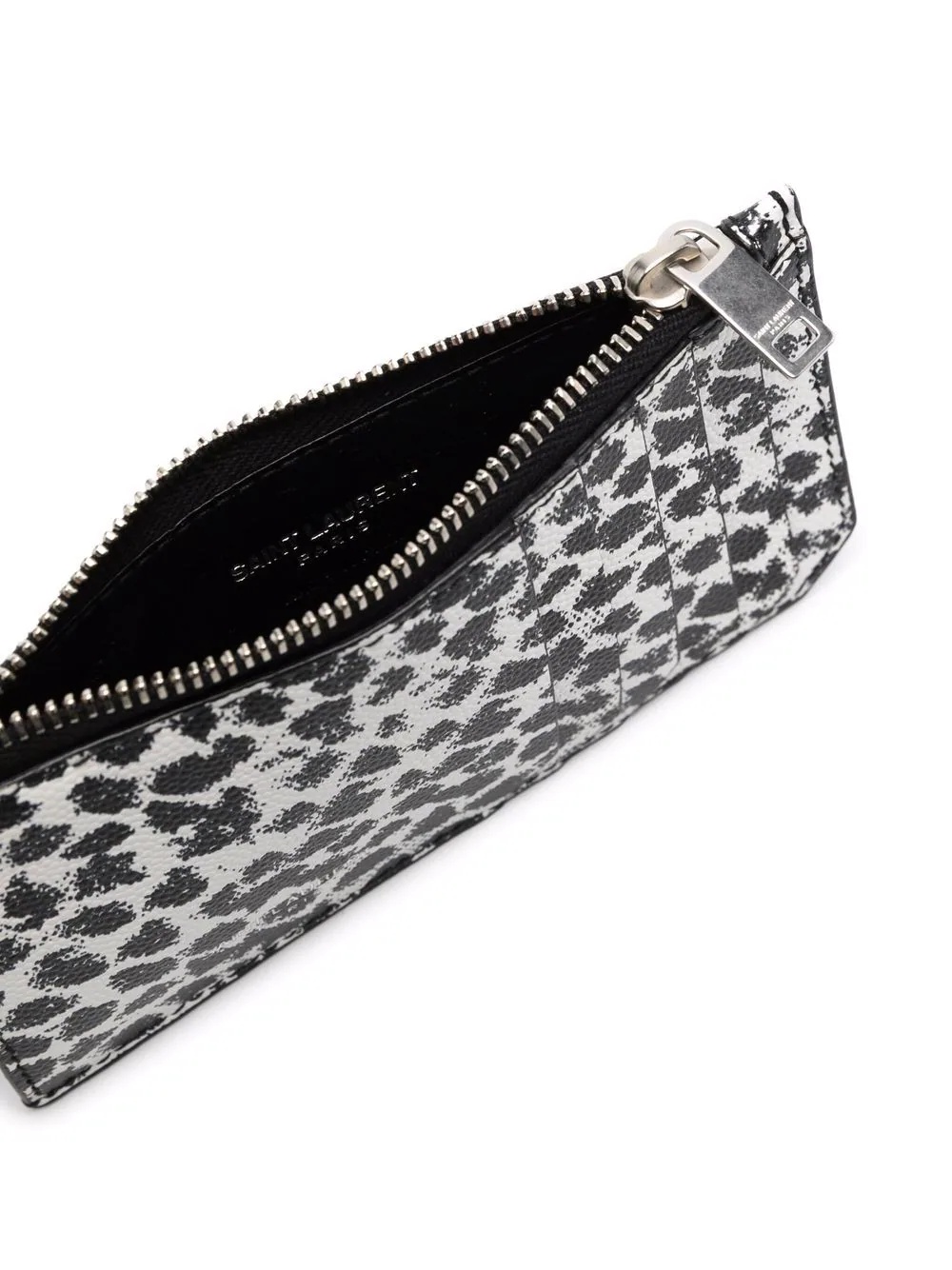 leopard-print leathet wallet - 3