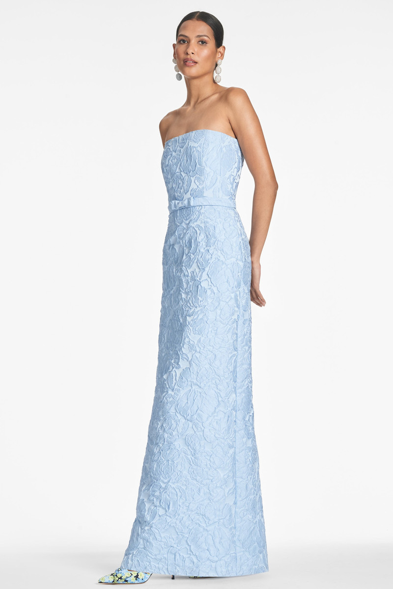 SACHIN & BABI SOPHIA GOWN - ICE BLUE outlook