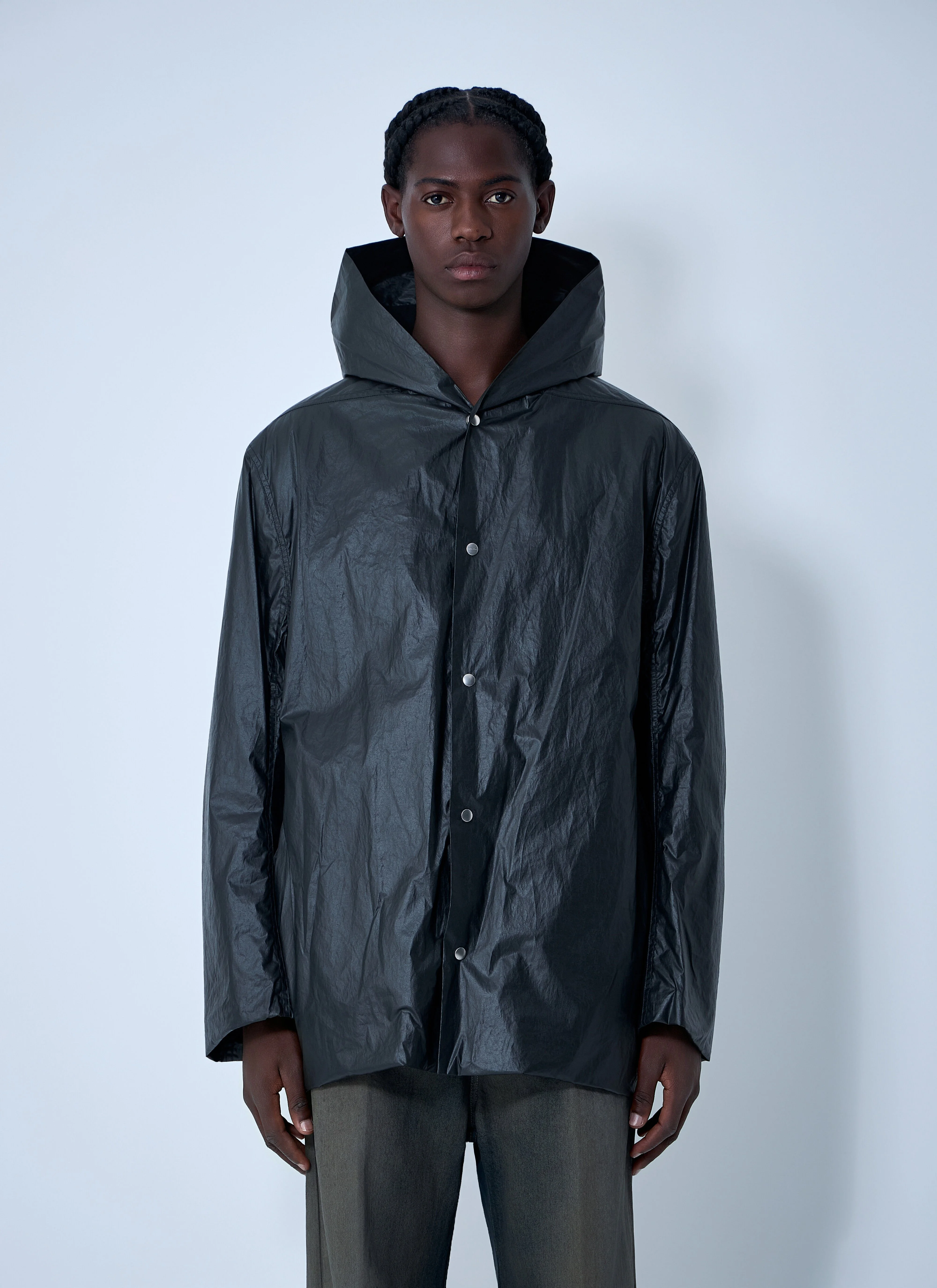 Woven Hooded Jacket - 1