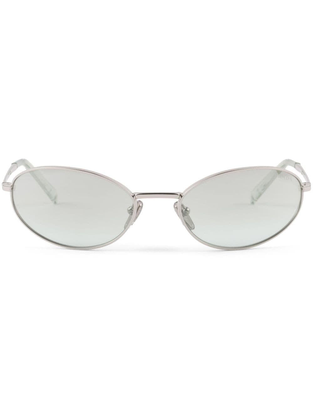 oval-frame sunglasses - 1