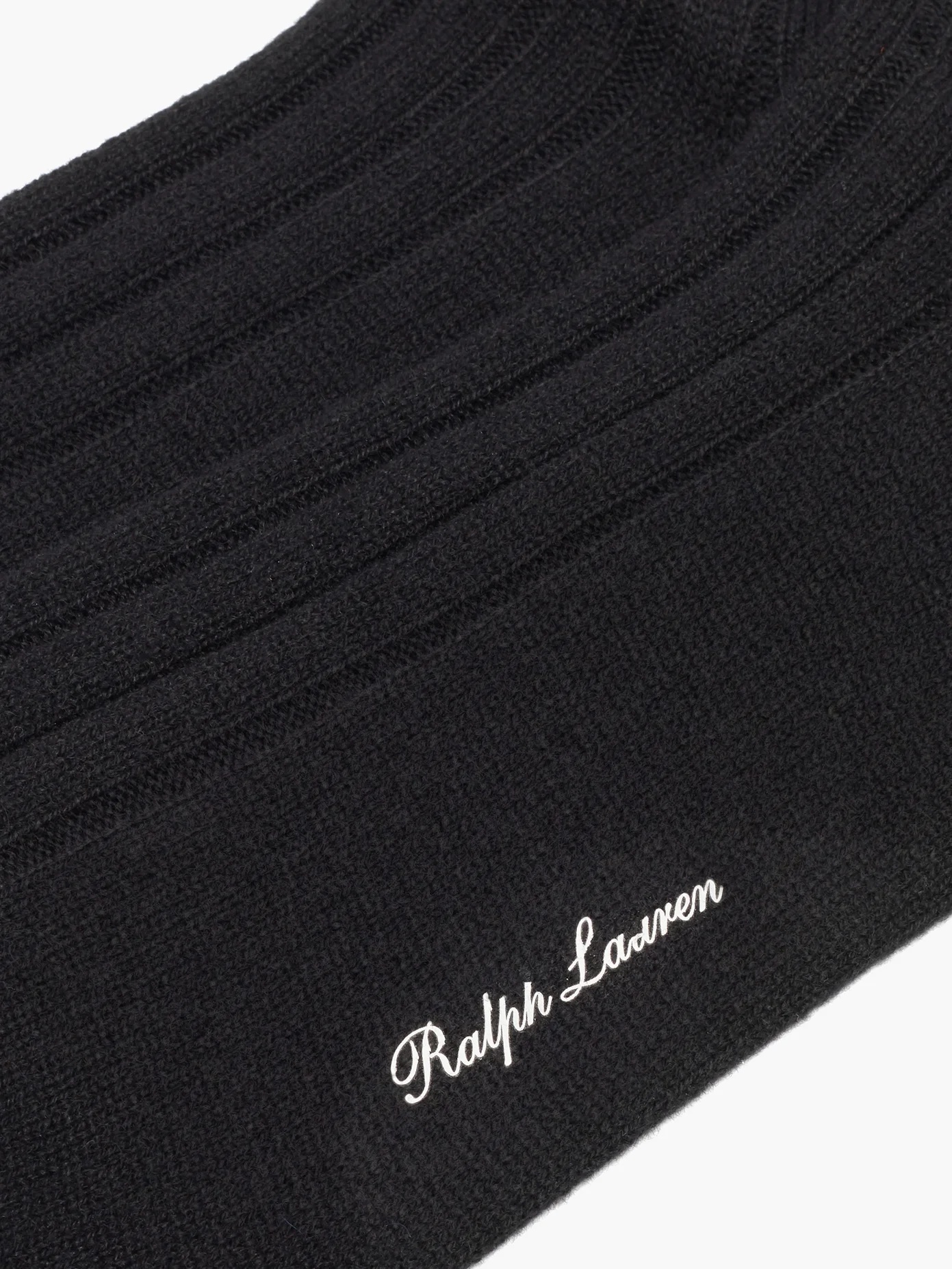 Logo-embroidered ribbed cashmere-blend socks - 2