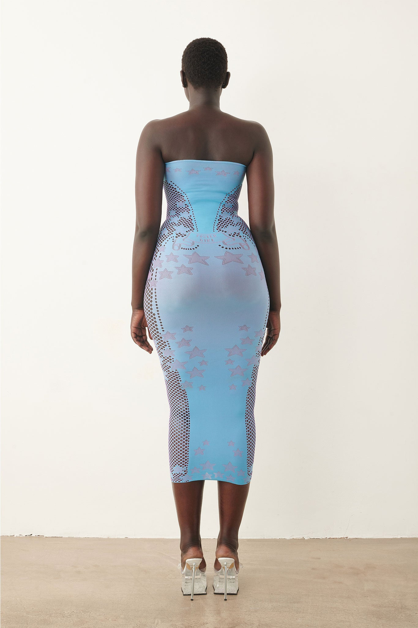 ROXIE DRESS CRYPTO BLUE - 4