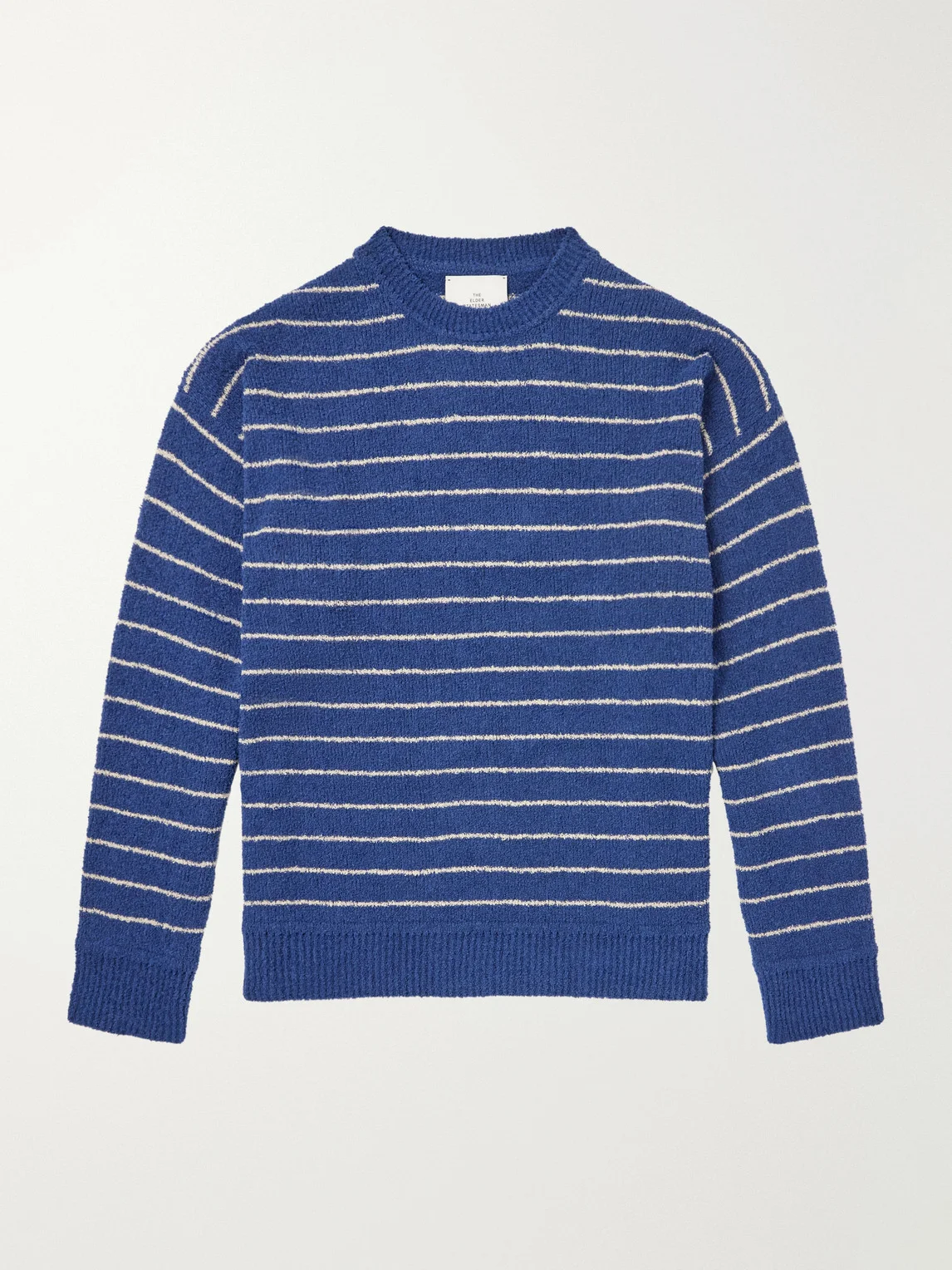 Eyelash Striped Cotton-Blend Sweatshirt - 1