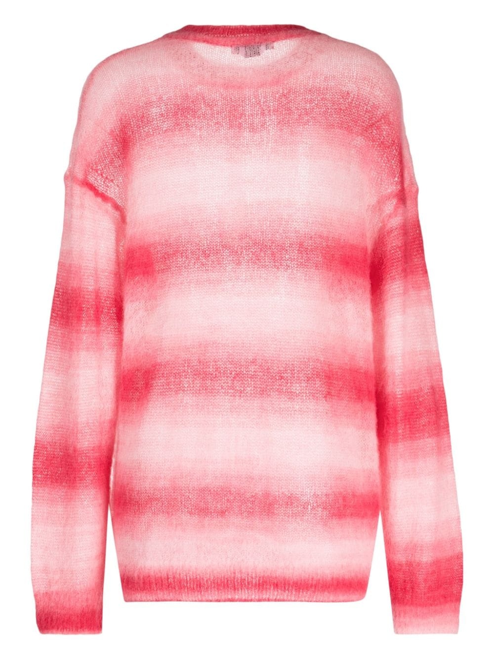 striped fine-knit jumoer - 2