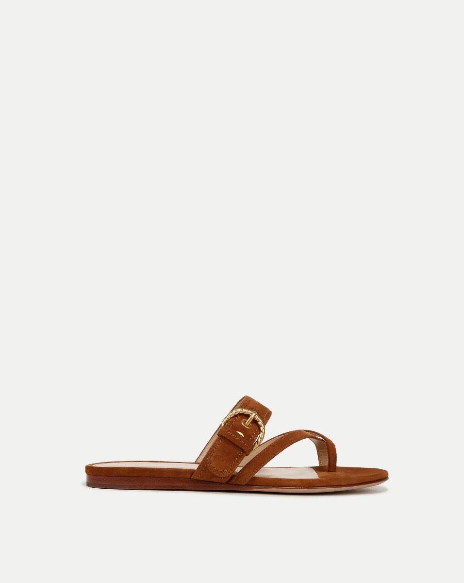 SALVA SUEDE CRISSCROSS SANDAL - 1
