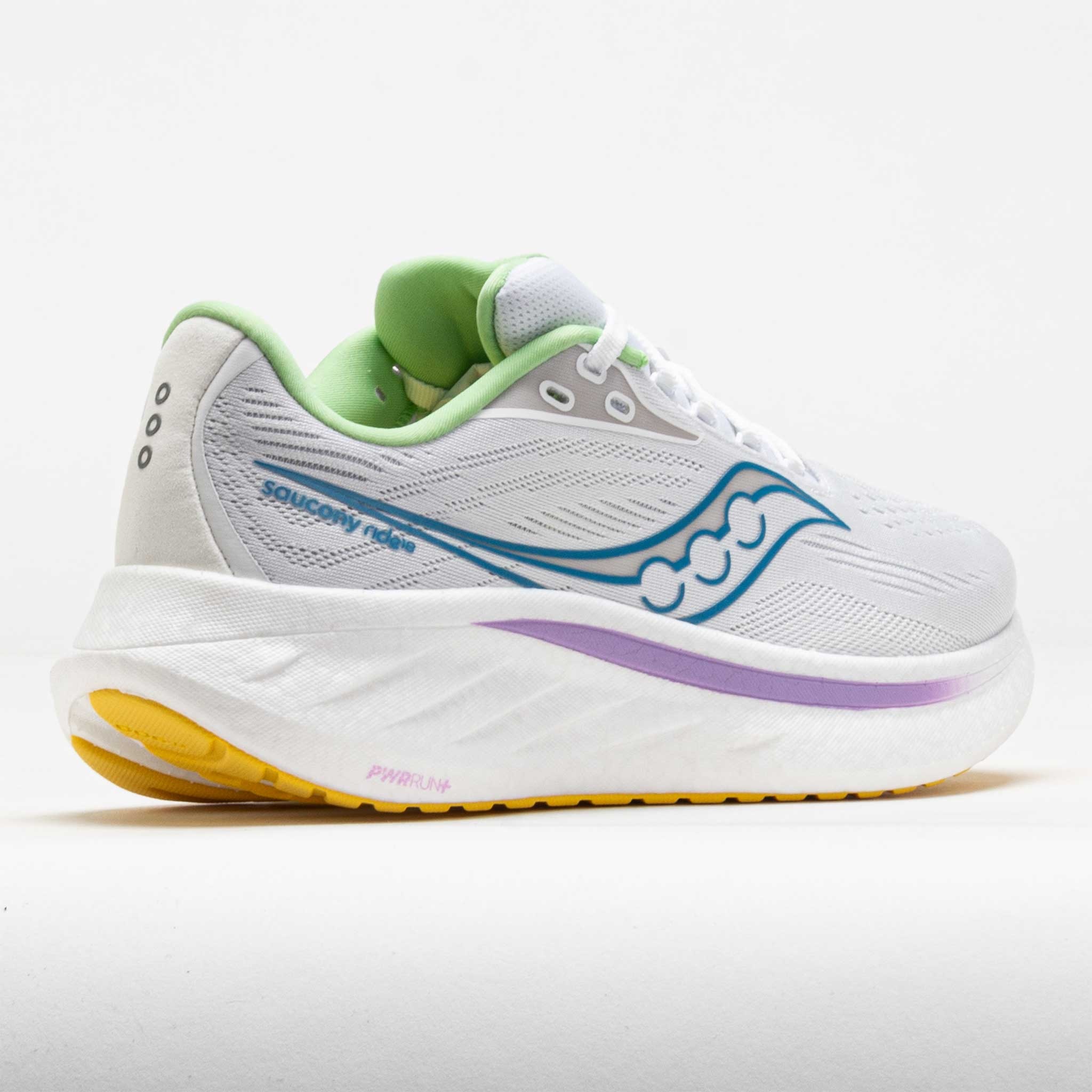Saucony Ride 18 Women's White/Verbana - 6