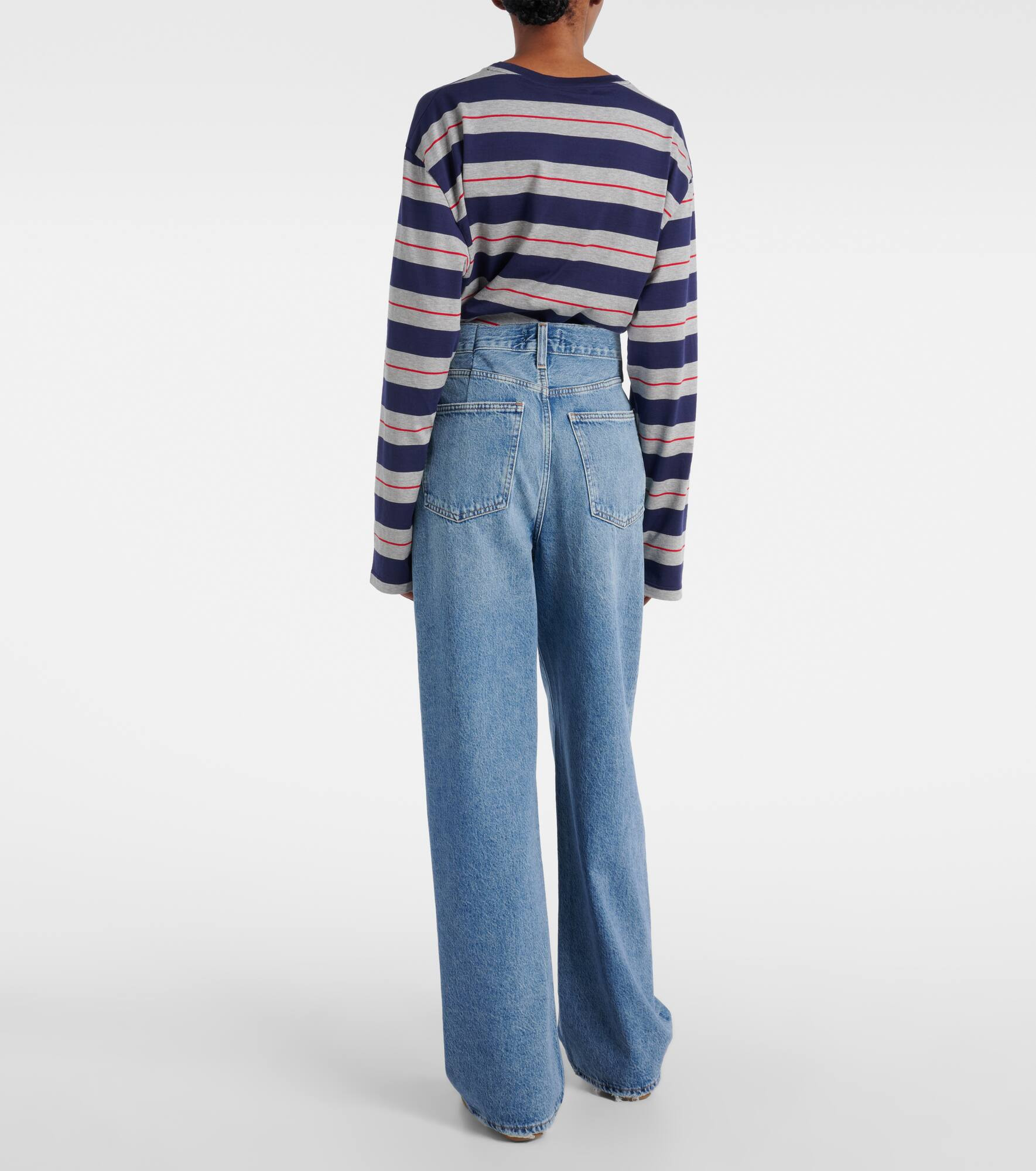 Franka mid-rise wide-leg jeans - 3