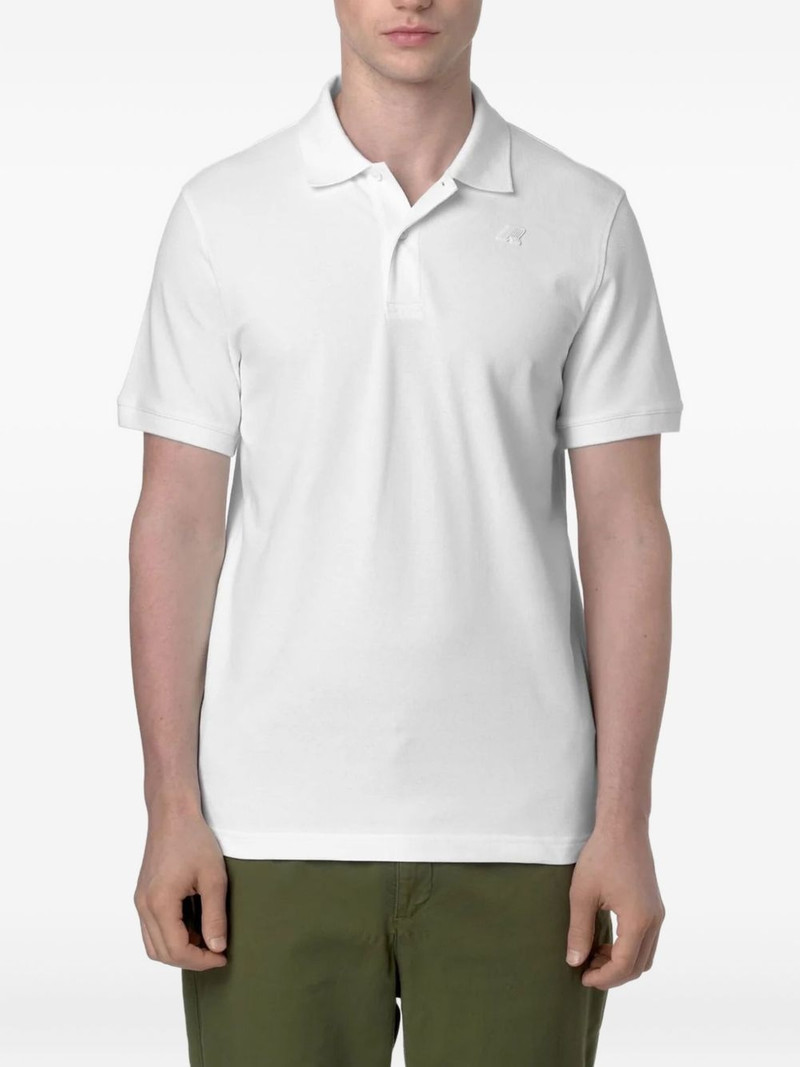 K-WAY ribbed-trim polo shirt outlook