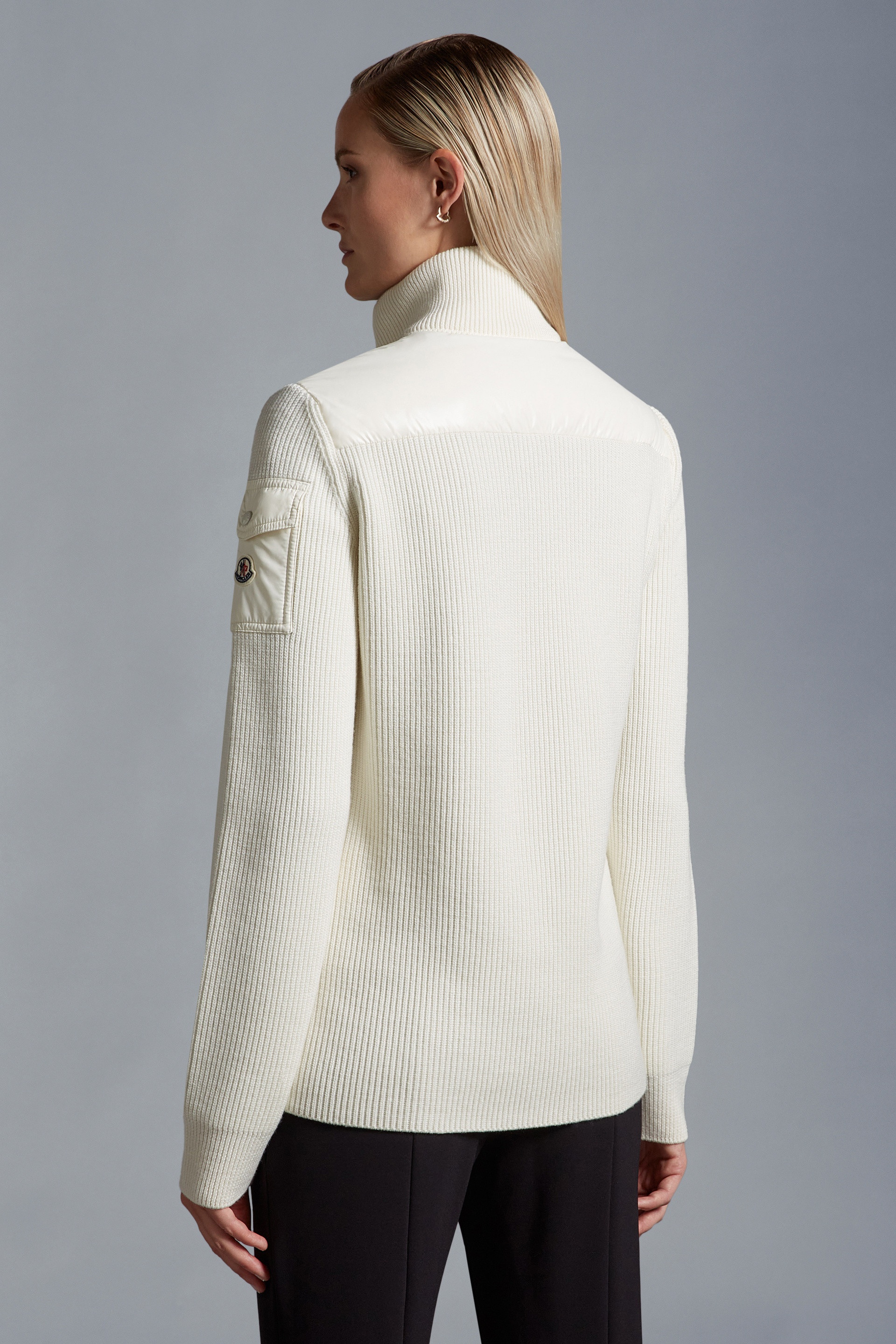 Moncler Padded Wool Cardigan | REVERSIBLE