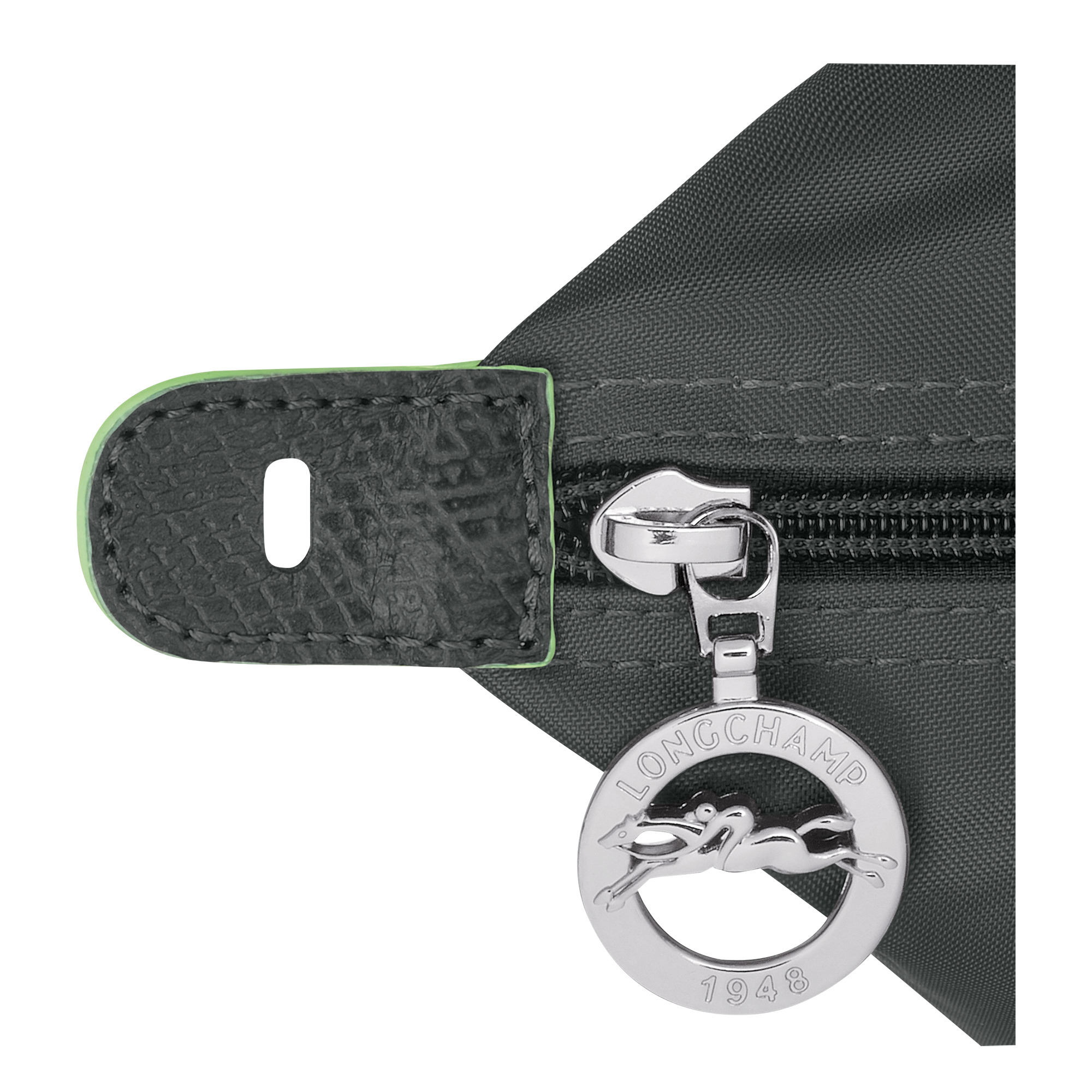 Le Pliage Green M Travel bag Graphite - Recycled canvas - 6
