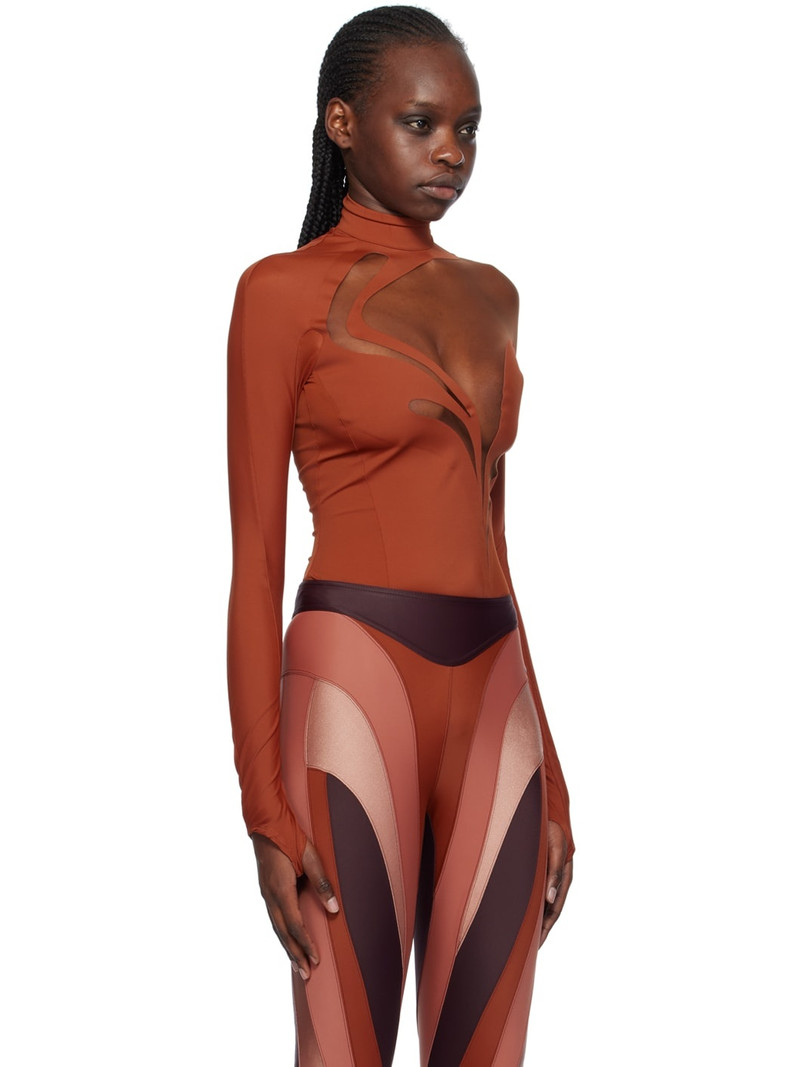 Tan Swirly Bodysuit 2