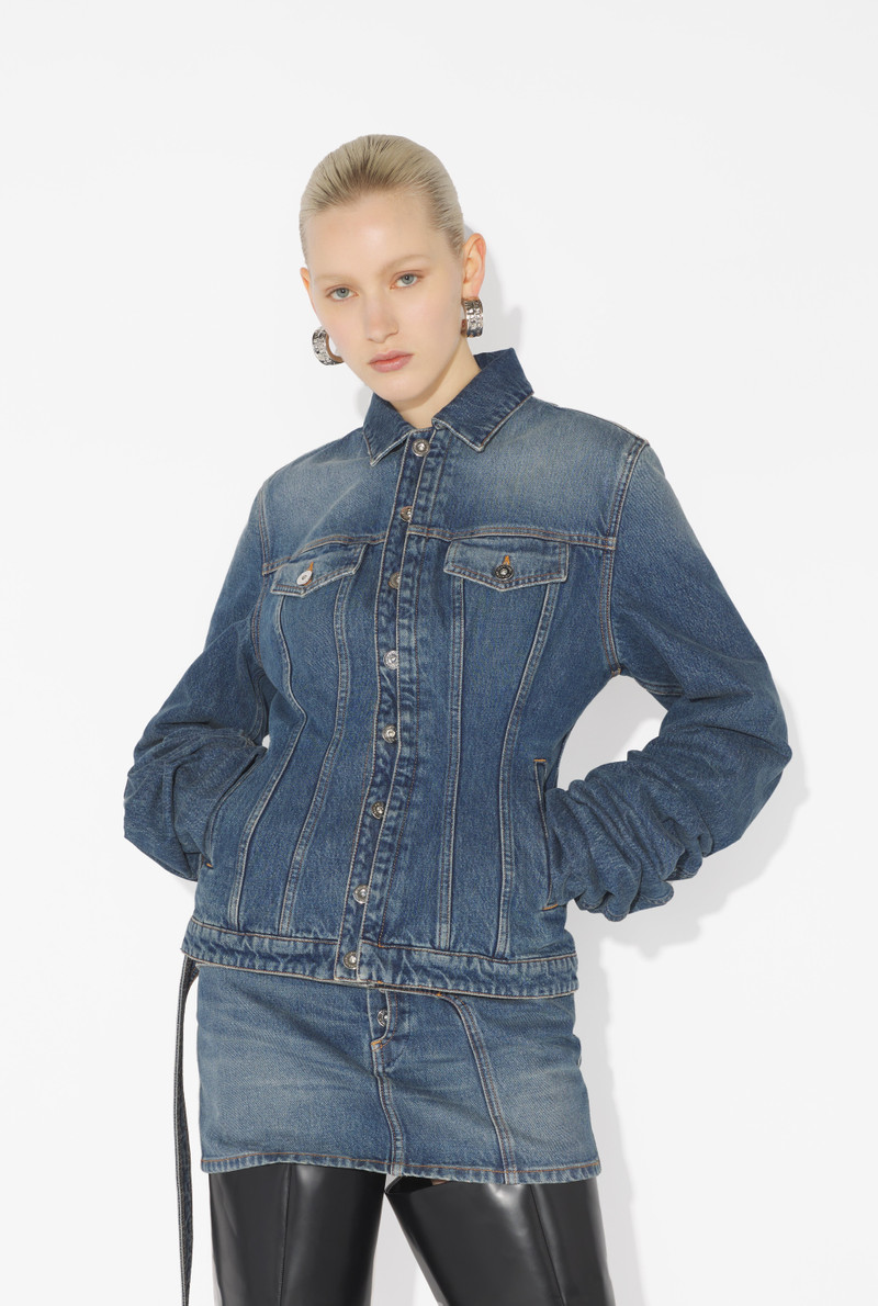 Jean Paul Gaultier THE BLUE DENIM JACKET WITH OVERSIZED SLEEVES outlook