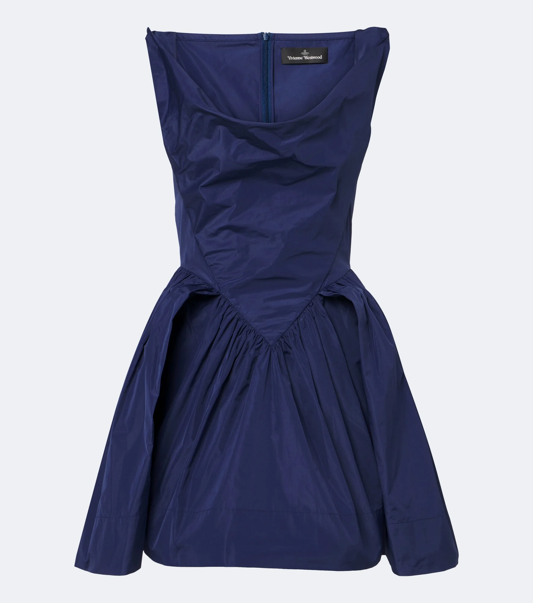 Sunday draped taffeta minidress - 1