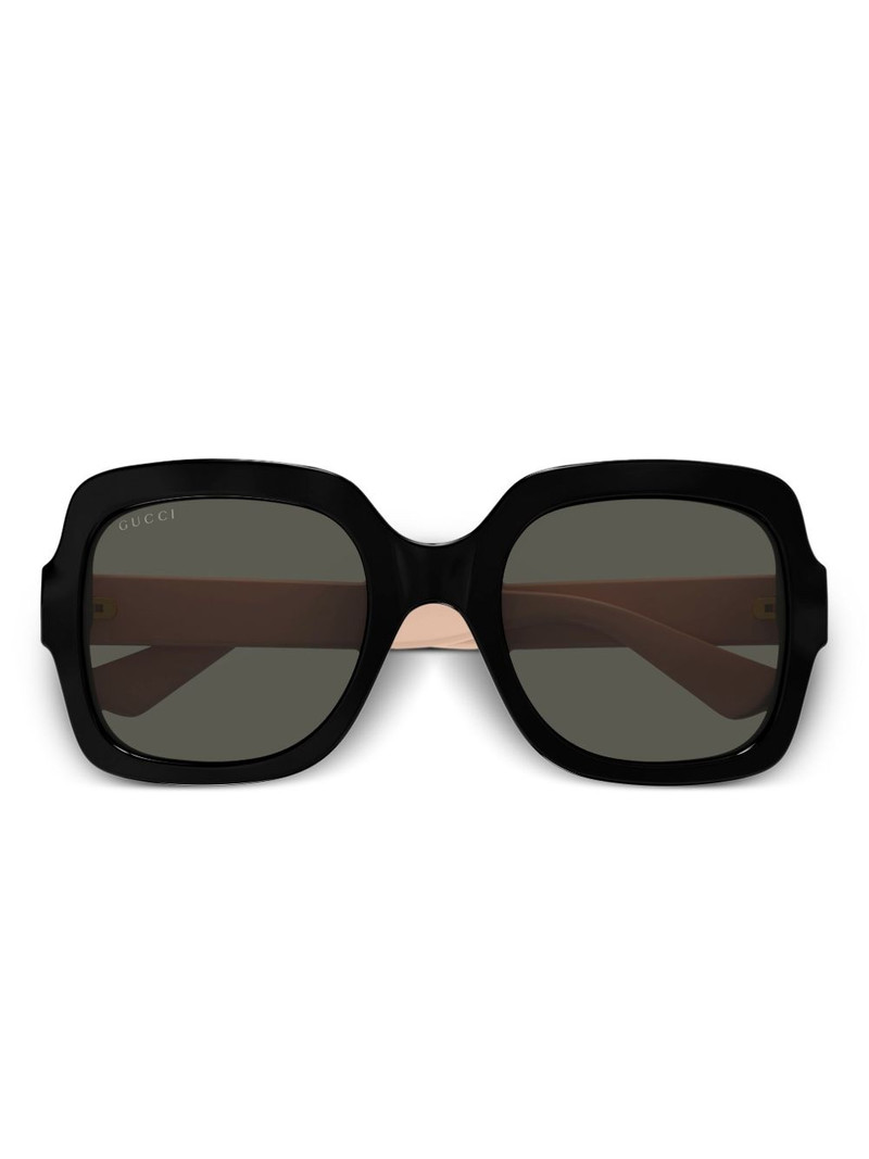 oversize-frame sunglasses 1