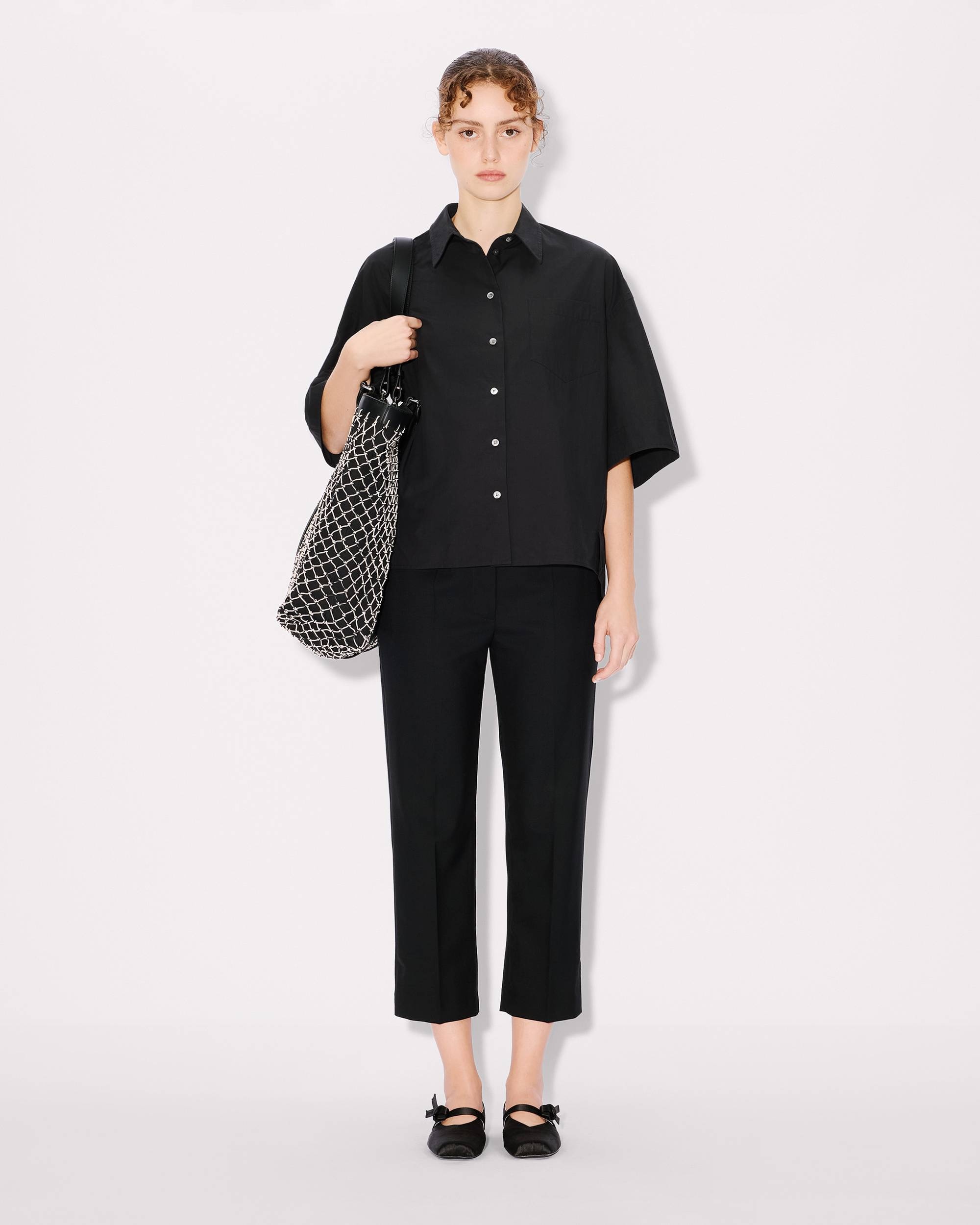 Oversized shirt in cotton - 5