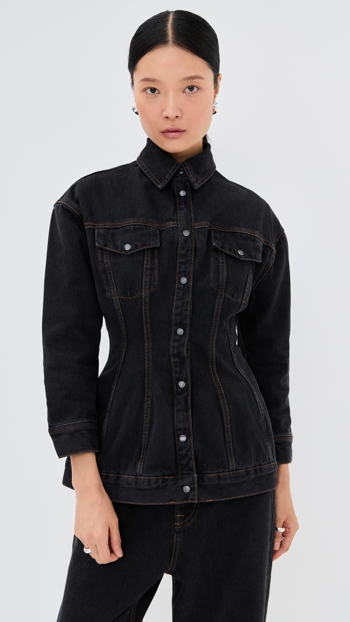 Denim Contour Jacket - 6