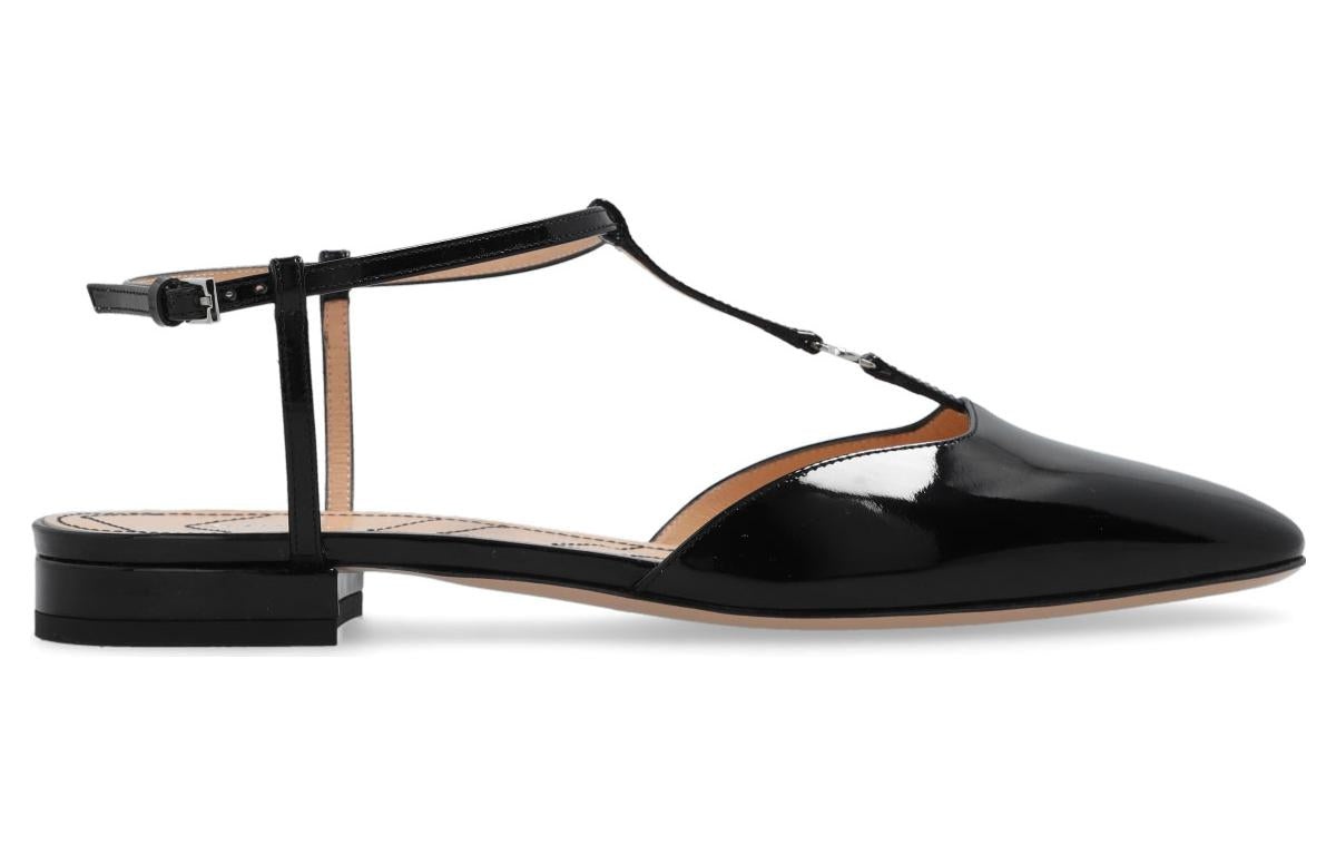 (WMNS) Gucci New Denim Ballerina Flats 'Black' 754136-BNC00-1000 - 2
