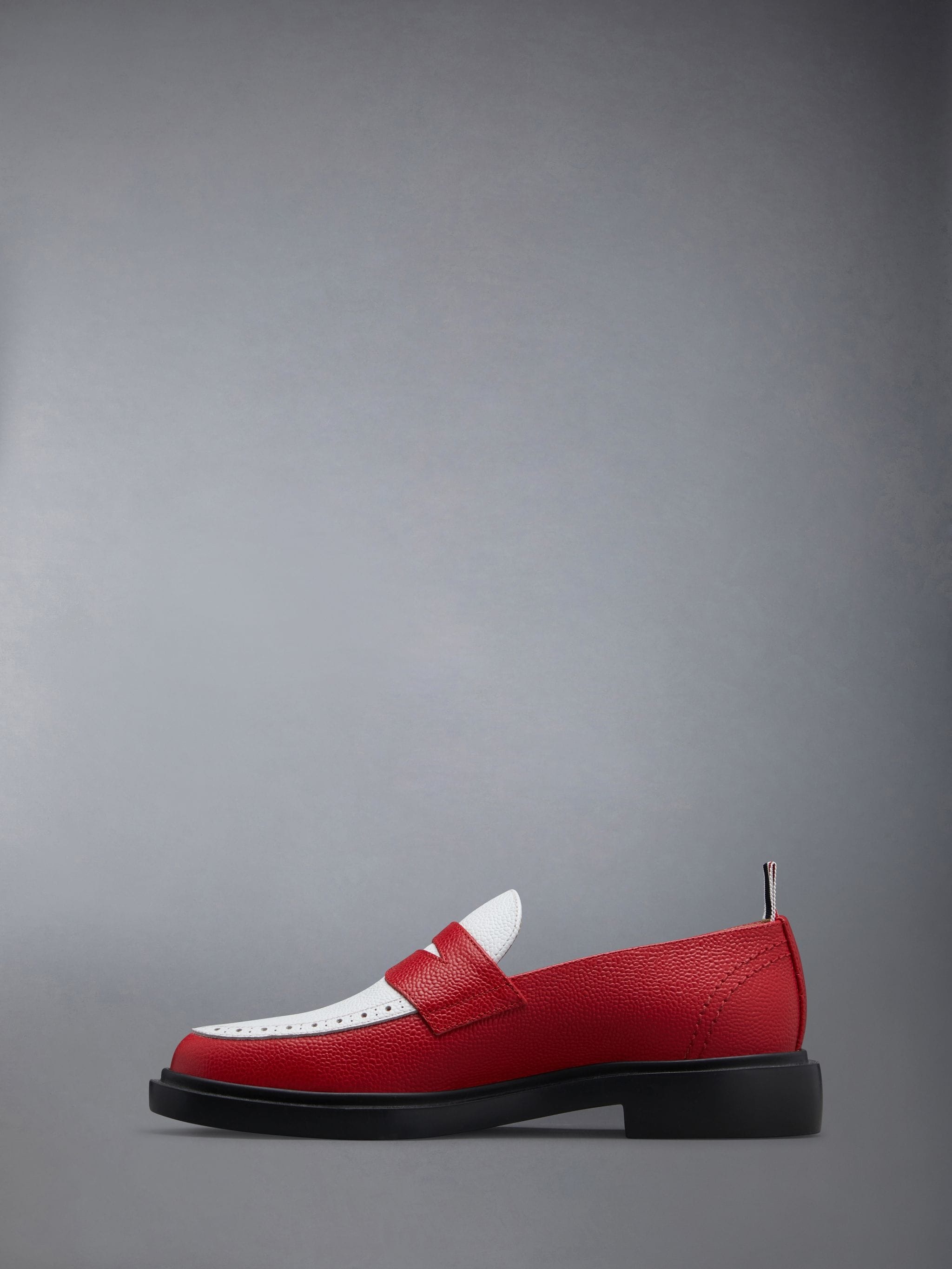 Pebble Grain Leather Penny Loafer - 4