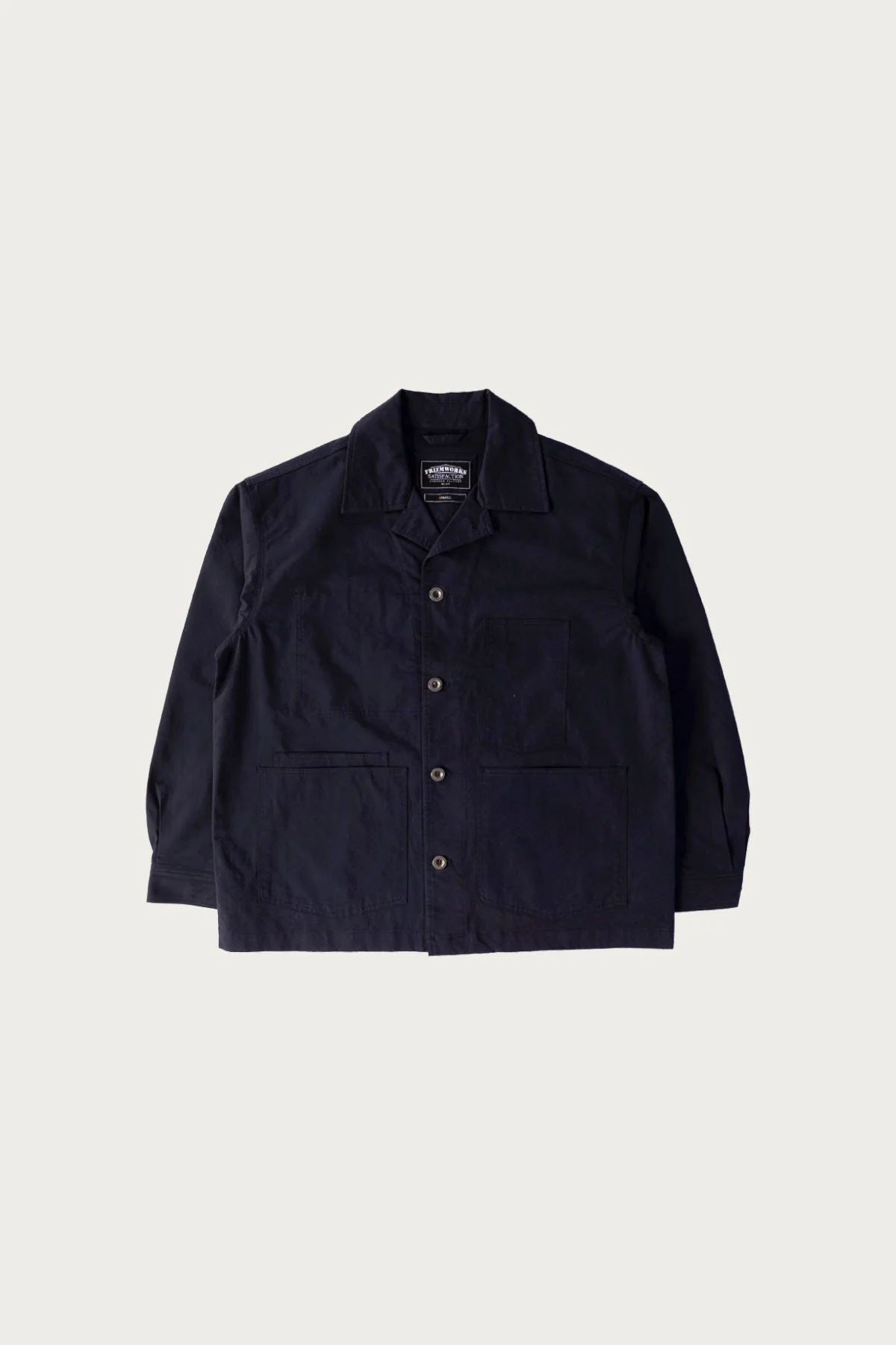 Relaxed Coverall Jacket - Dark Navy - 1