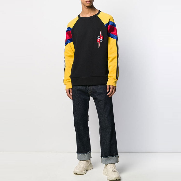 Gucci MENS Multicolor Double G Casual Long Sleeve Sweater Multicolor 573322-XJA6W-1074 - 3