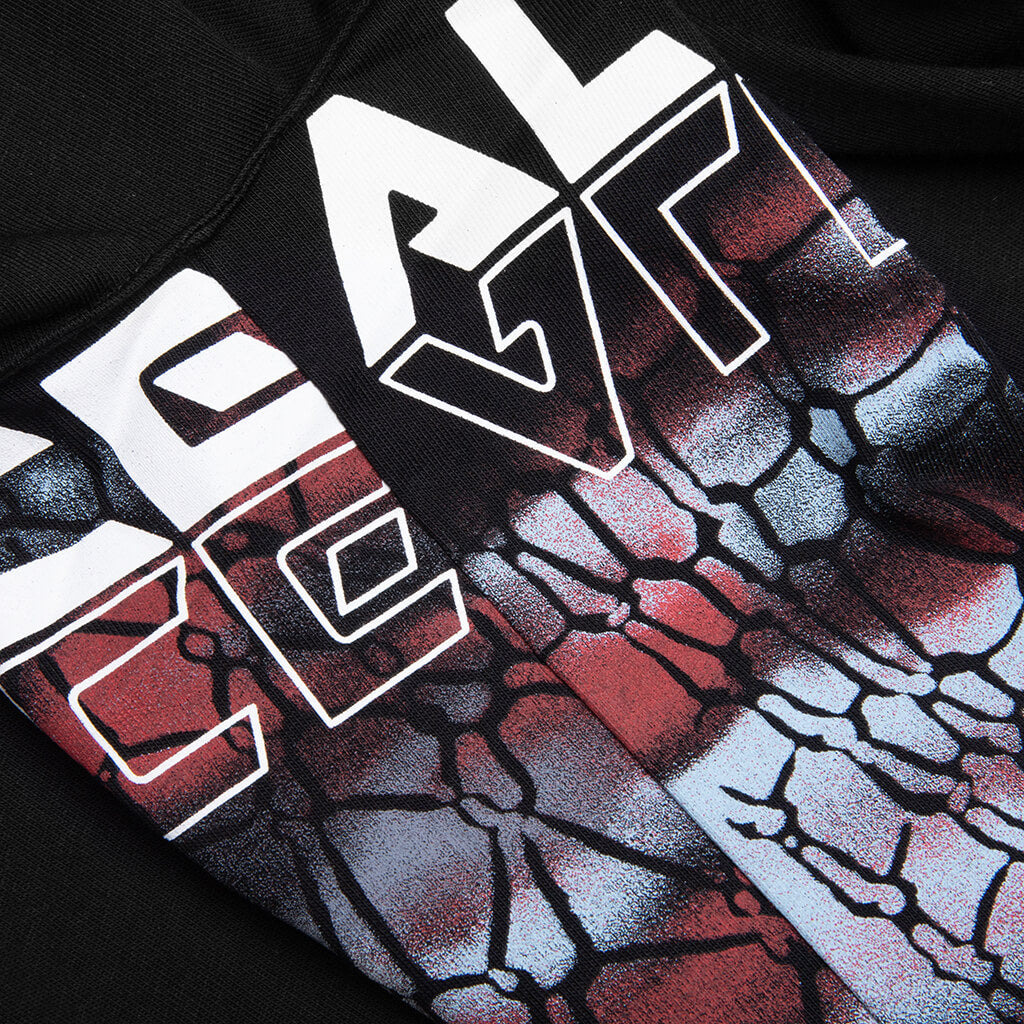 RAF SIMONS OVERSISED T-SHIRT WITH PRINTED POCKET HOLES - BLACK - 5