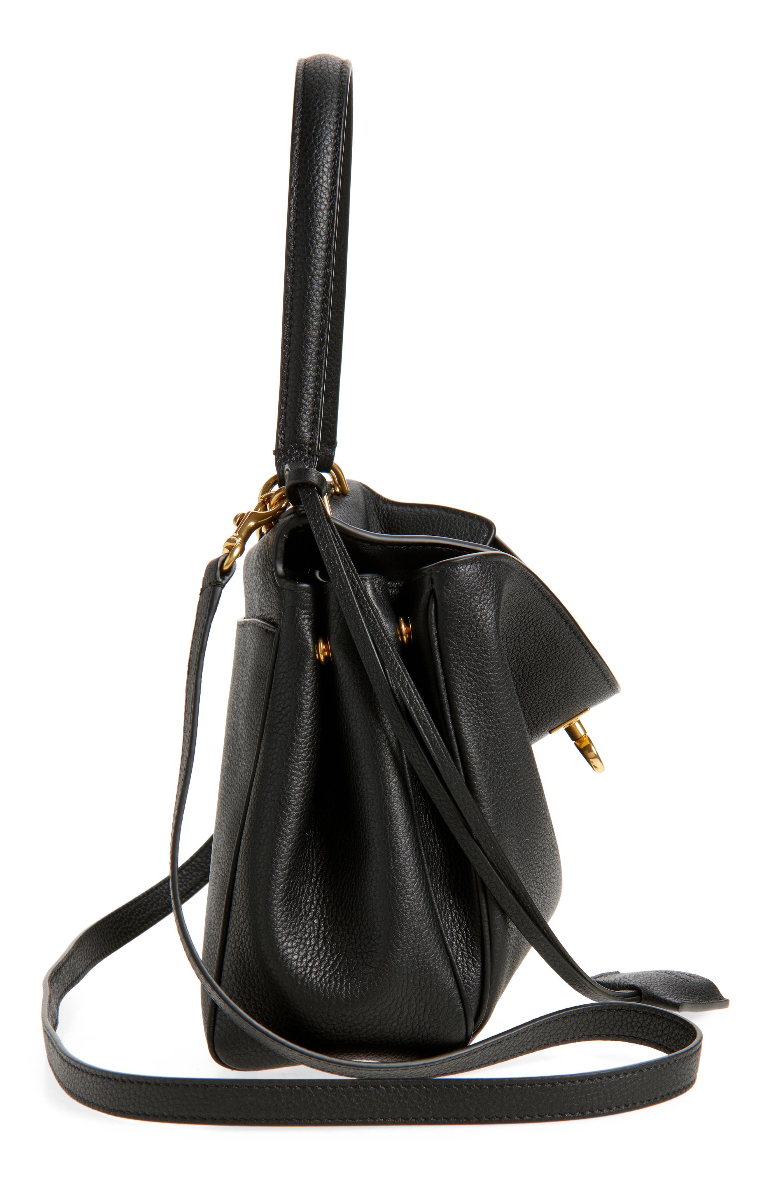 Balenciaga Small Rodeo Leather Top Handle Bag in 1000 Black at Nordstrom - 6