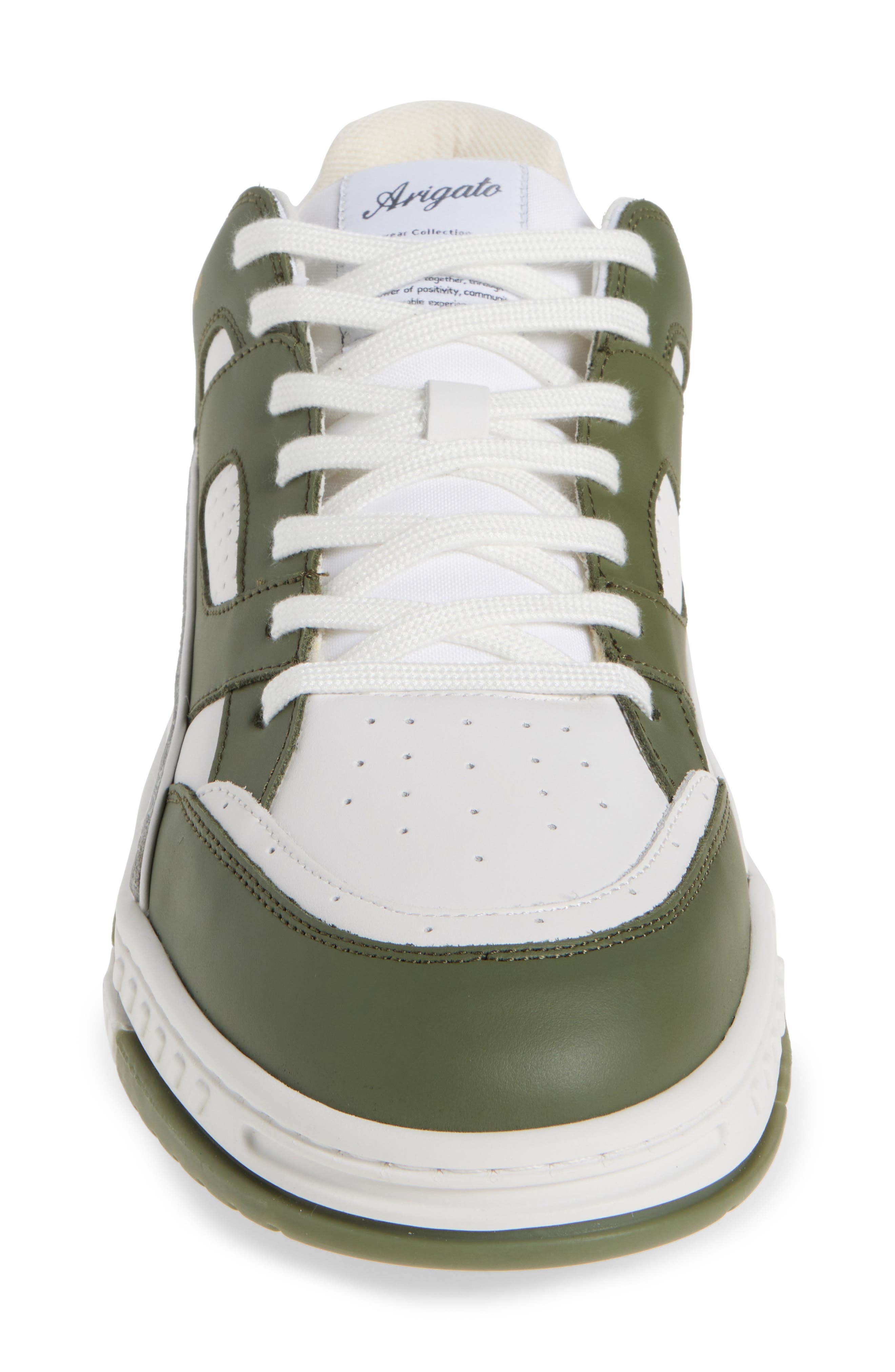 Axel Arigato Area Low Top Sneaker in White/Dark Green at Nordstrom - 4