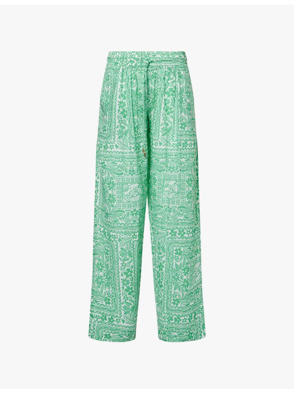 Jude Wide-Leg Woven Trousers - 1