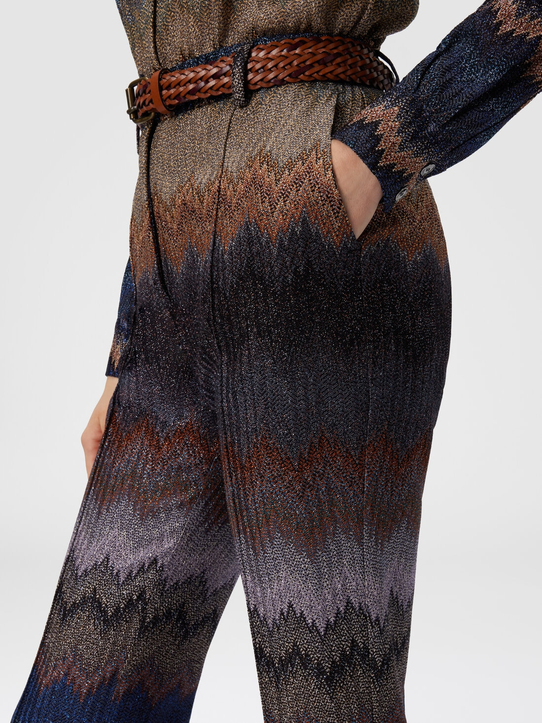 Trumpet Pants with Snake Pattern - 5
