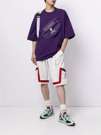 MASTERMIND WORLD stripe-print knee-length shorts outlook