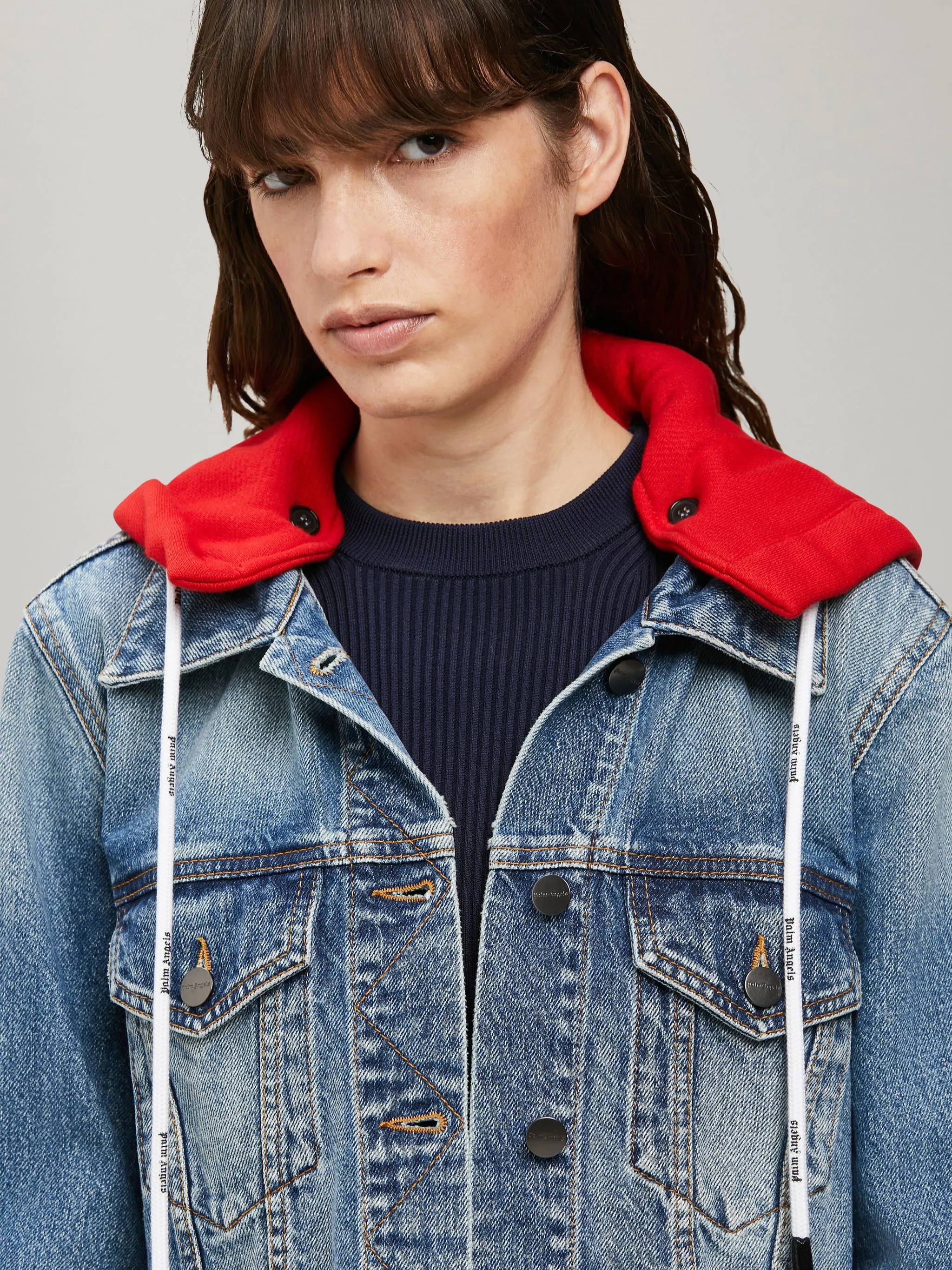 HOODED DENIM JACKET - 6