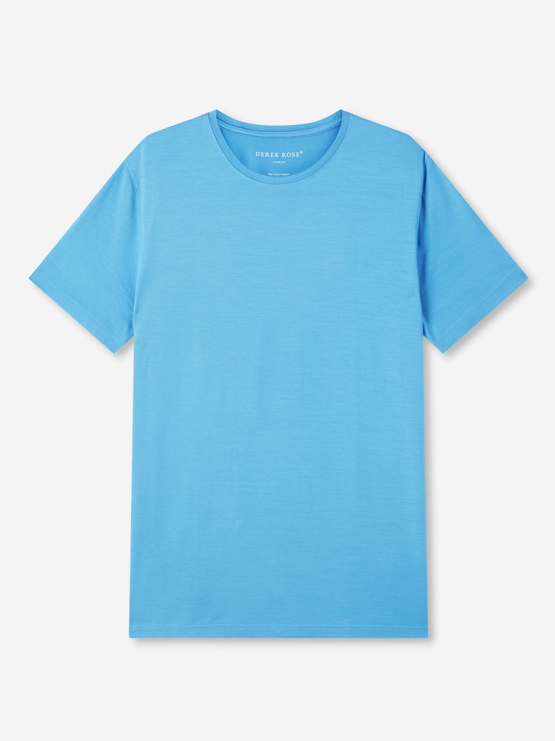 Men's T-Shirt Basel Micro Modal Stretch Harbour Blue - 1
