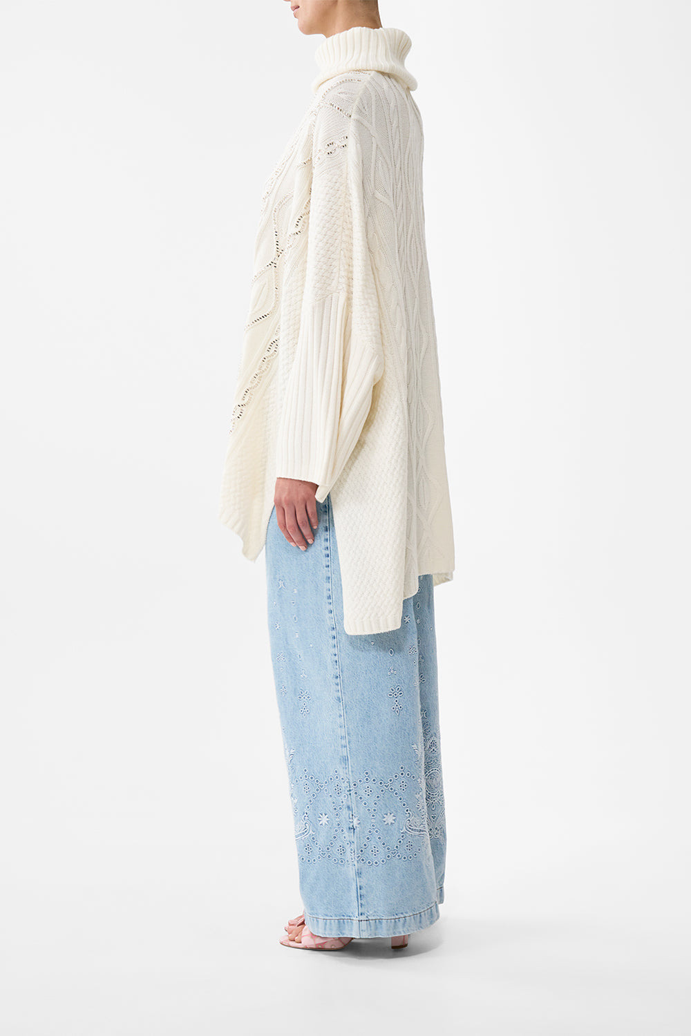 ROLL NECK KNIT JUMPER - 4