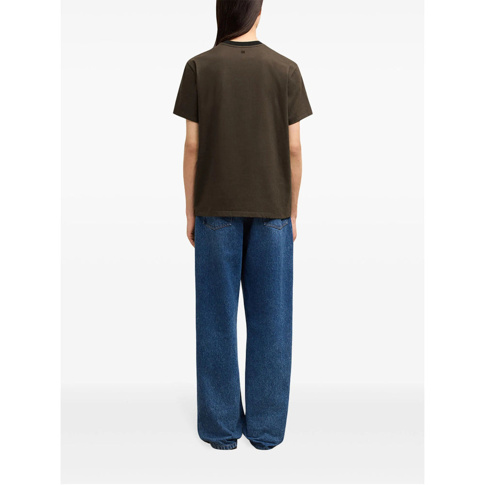 Ami Paris Brown Tops - T-Shirts & Jerseys Women - 6