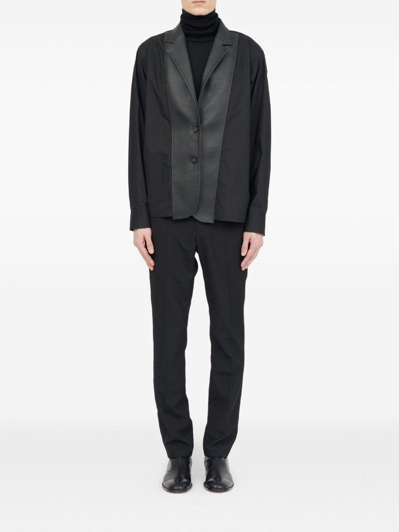 MM6 Maison Margiela contrast-lapel blazer outlook