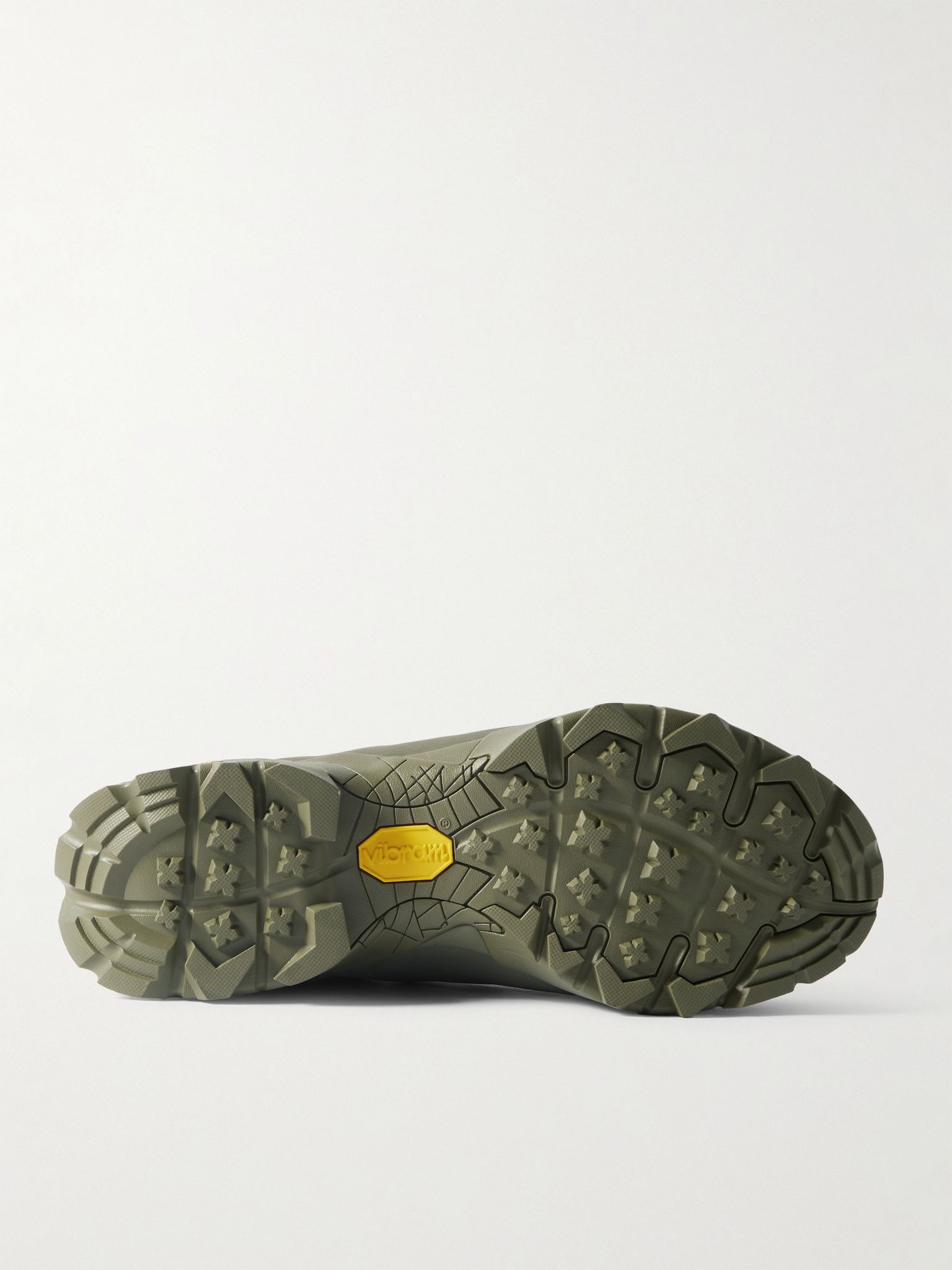 Katharina Rubber and Leather-Trimmed CORDURA® Hiking Sneakers Green - 3