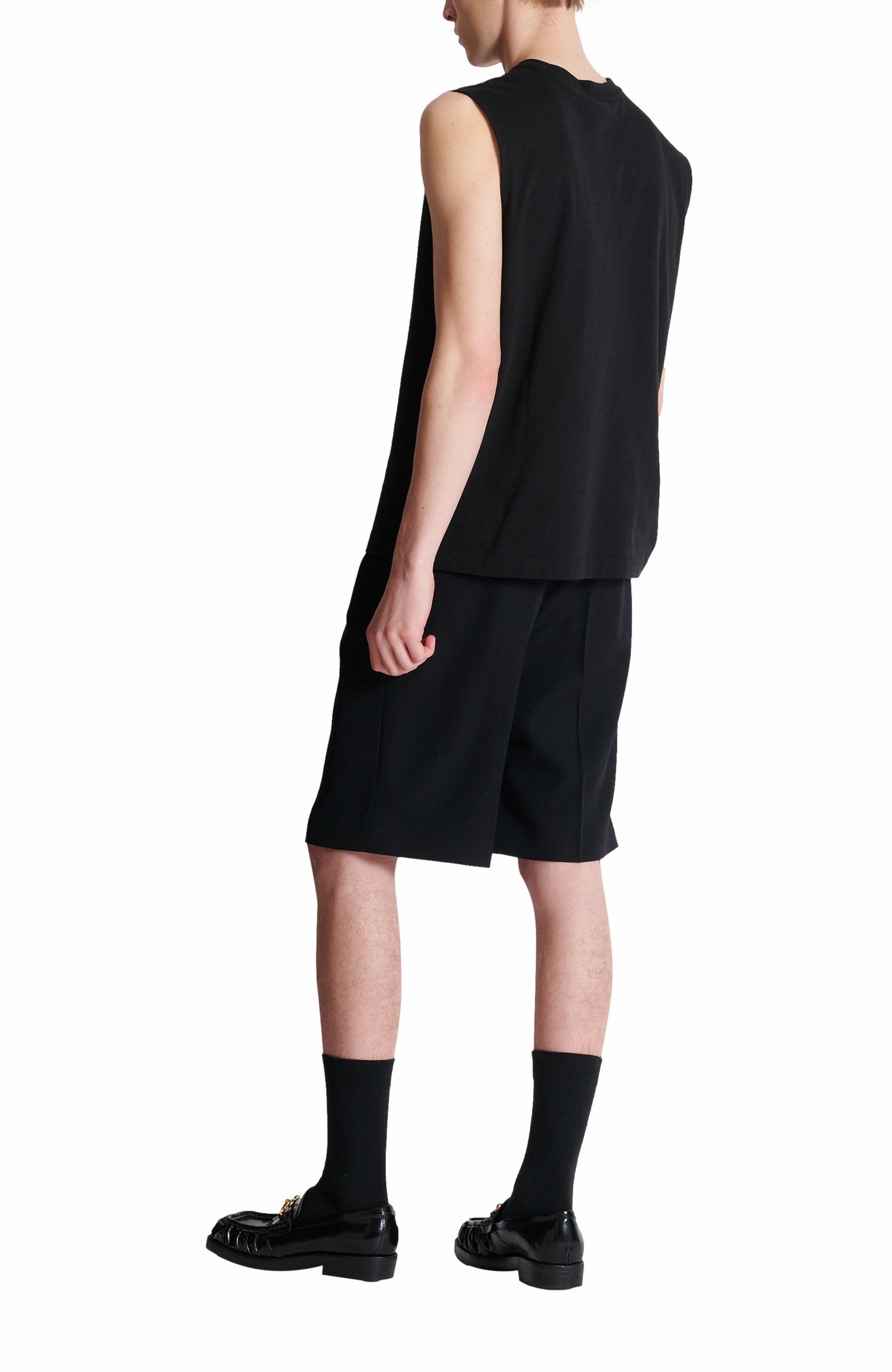 Balmain Paris embroidered vest top in Black at Nordstrom - 4