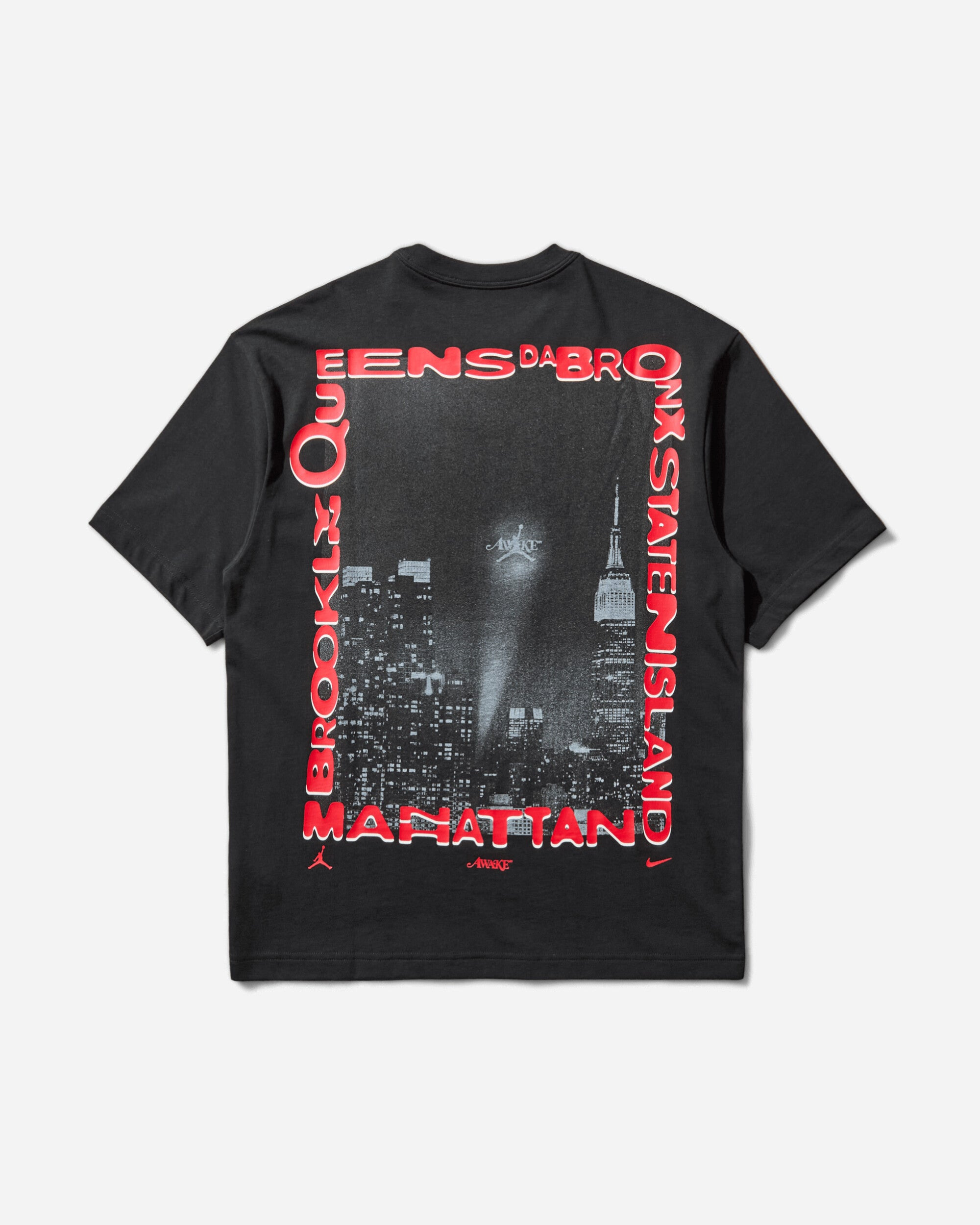 Men's Awake NY T-Shirt Black / University Red - 2